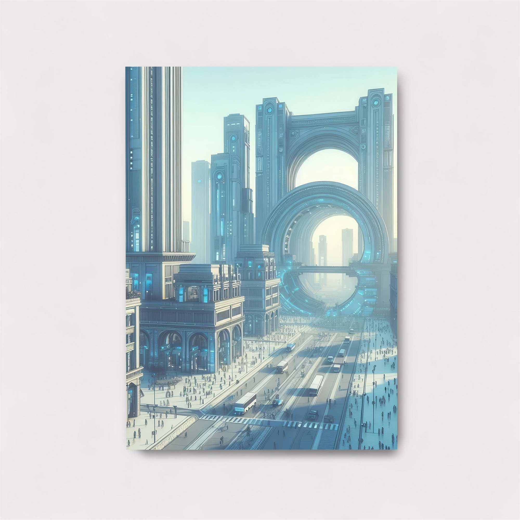 Futuristic Dawn Safe Wall Magnetic / M