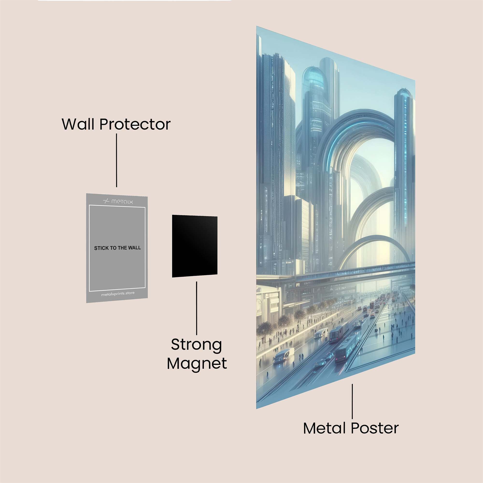 Future Harmony Safe Wall Magnetic / M
