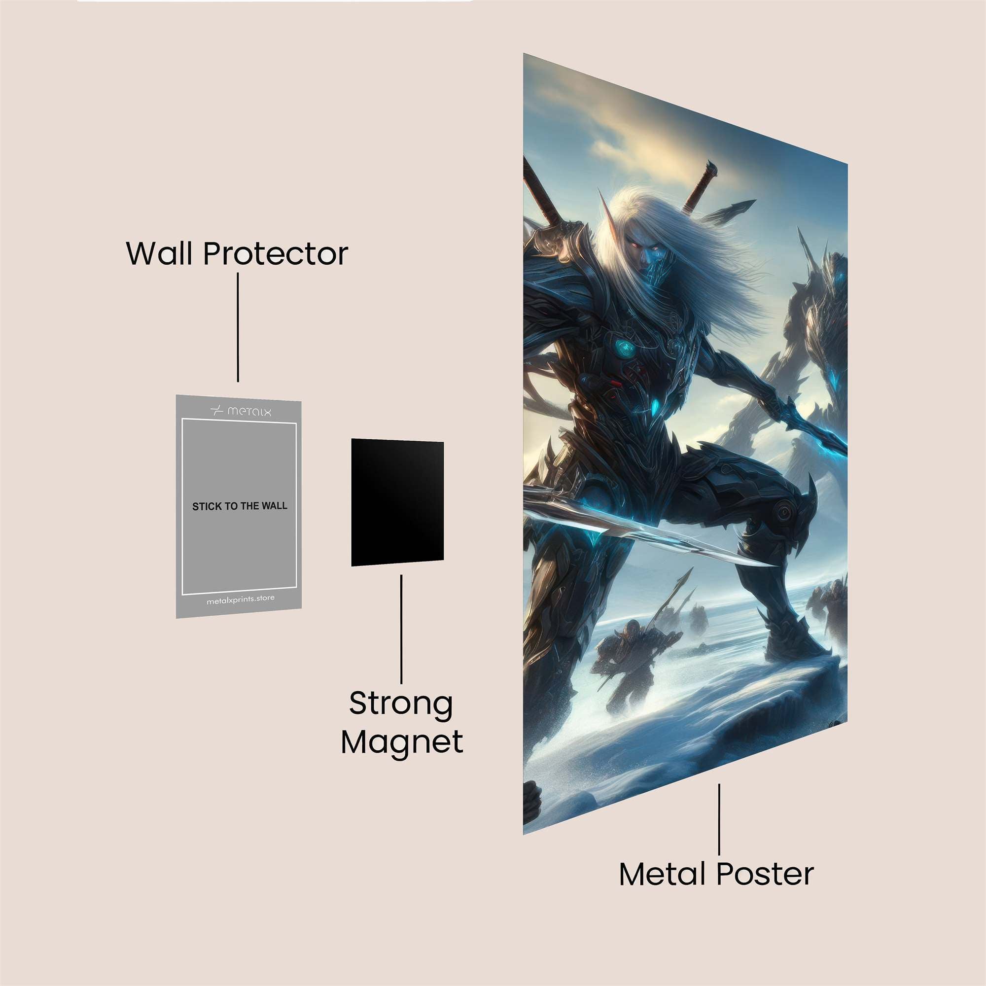 Elven Fury Safe Wall Magnetic / M