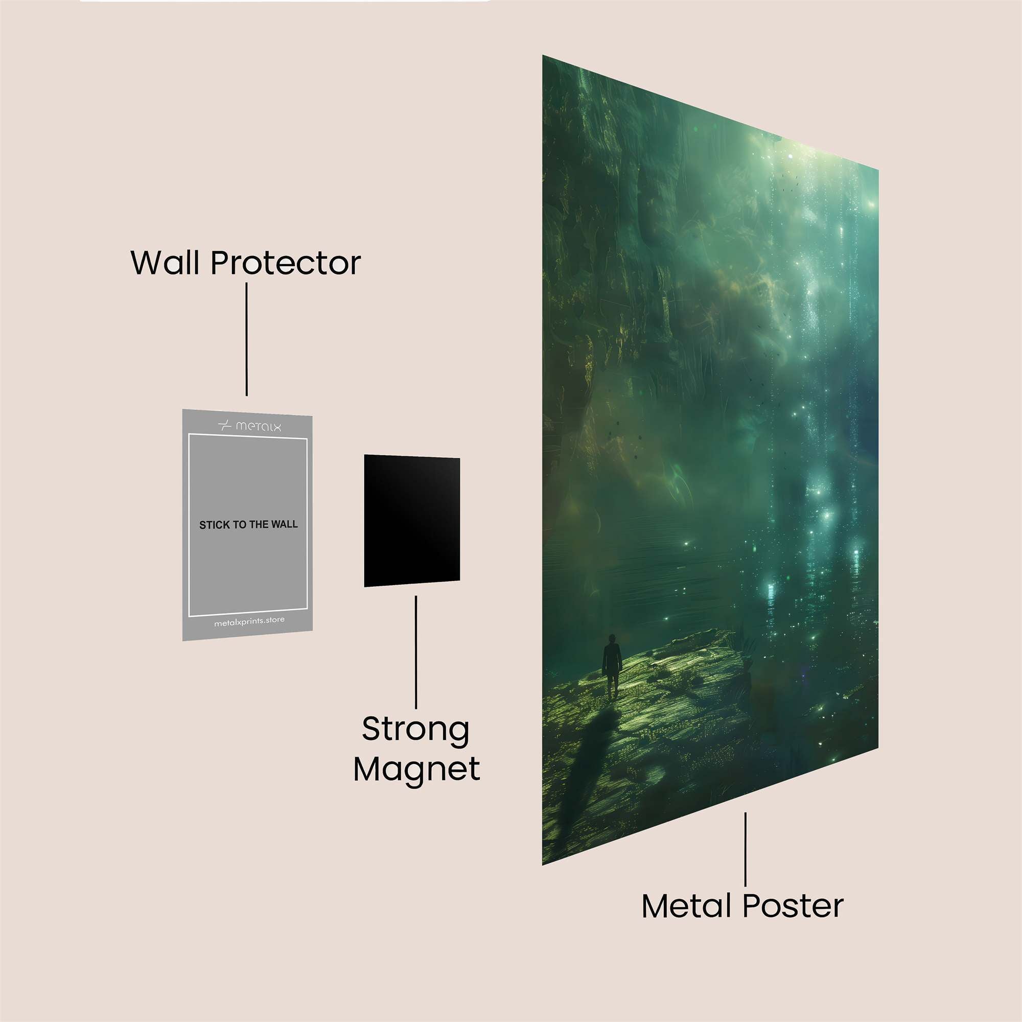 Cavern Dream Safe Wall Magnetic / M