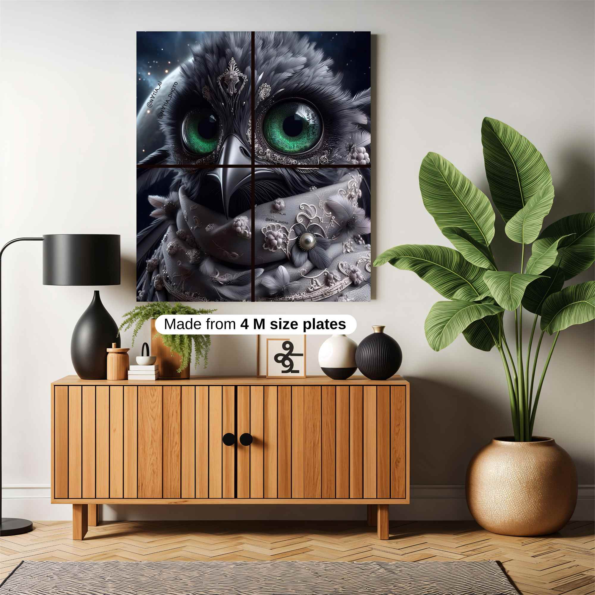 Owl Enigma Safe Wall Magnetic / M