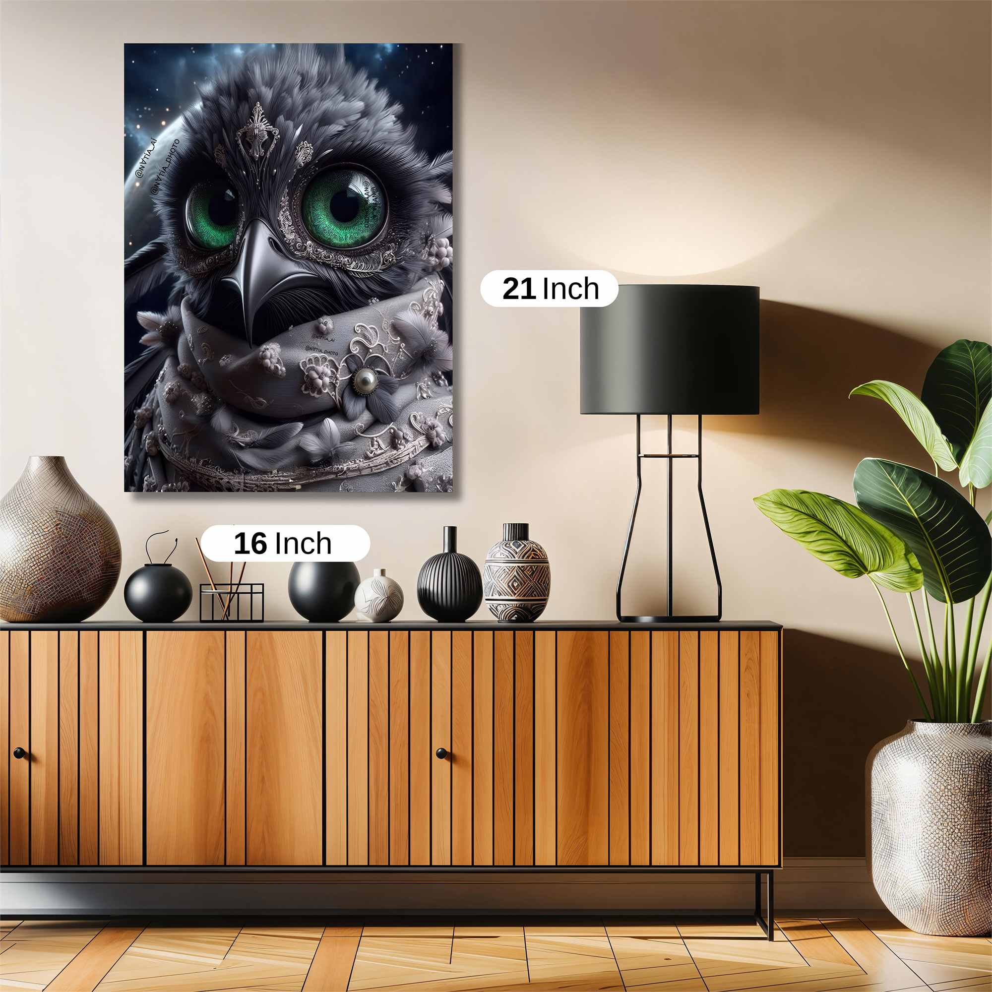 Owl Enigma Safe Wall Magnetic / M