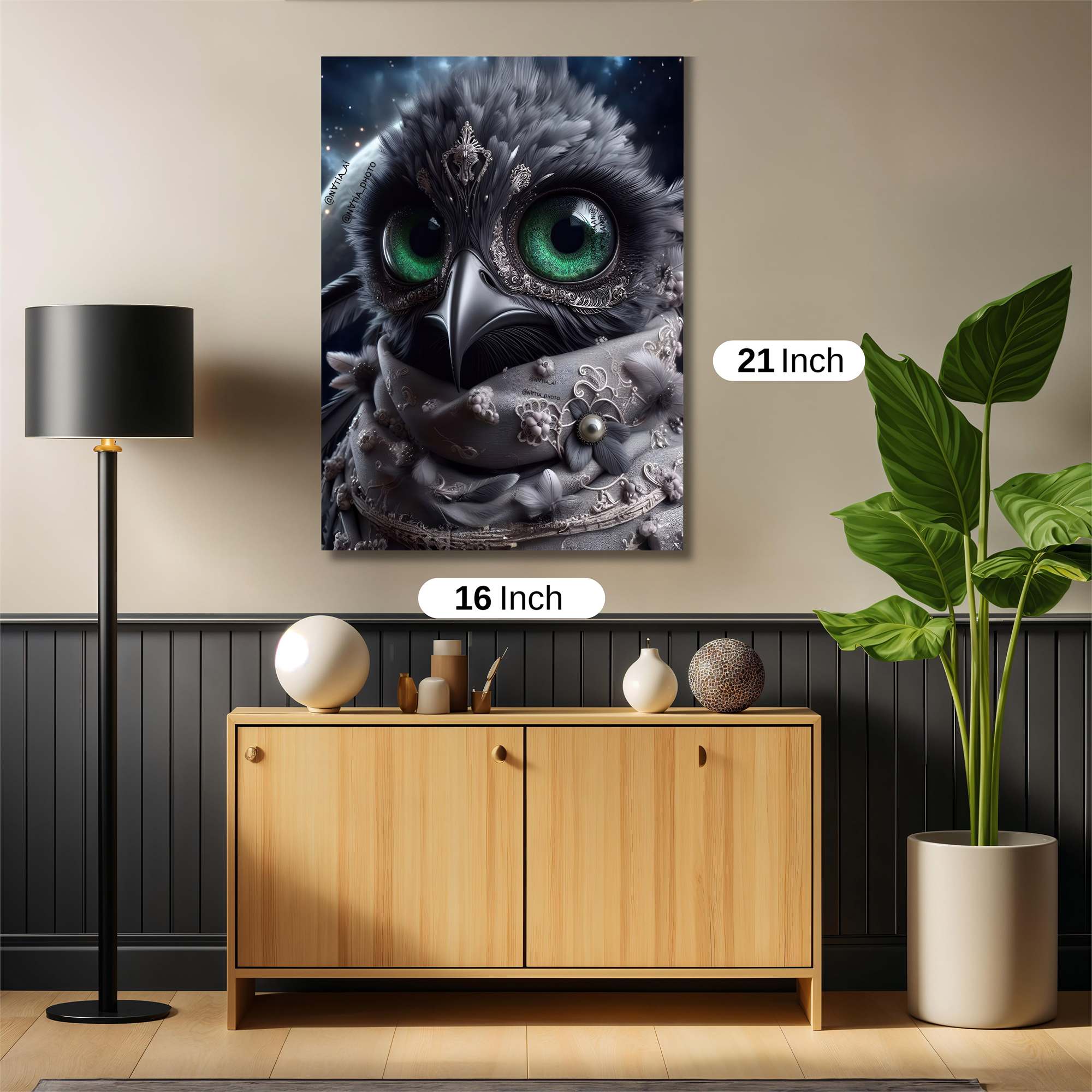 Owl Enigma Safe Wall Magnetic / M