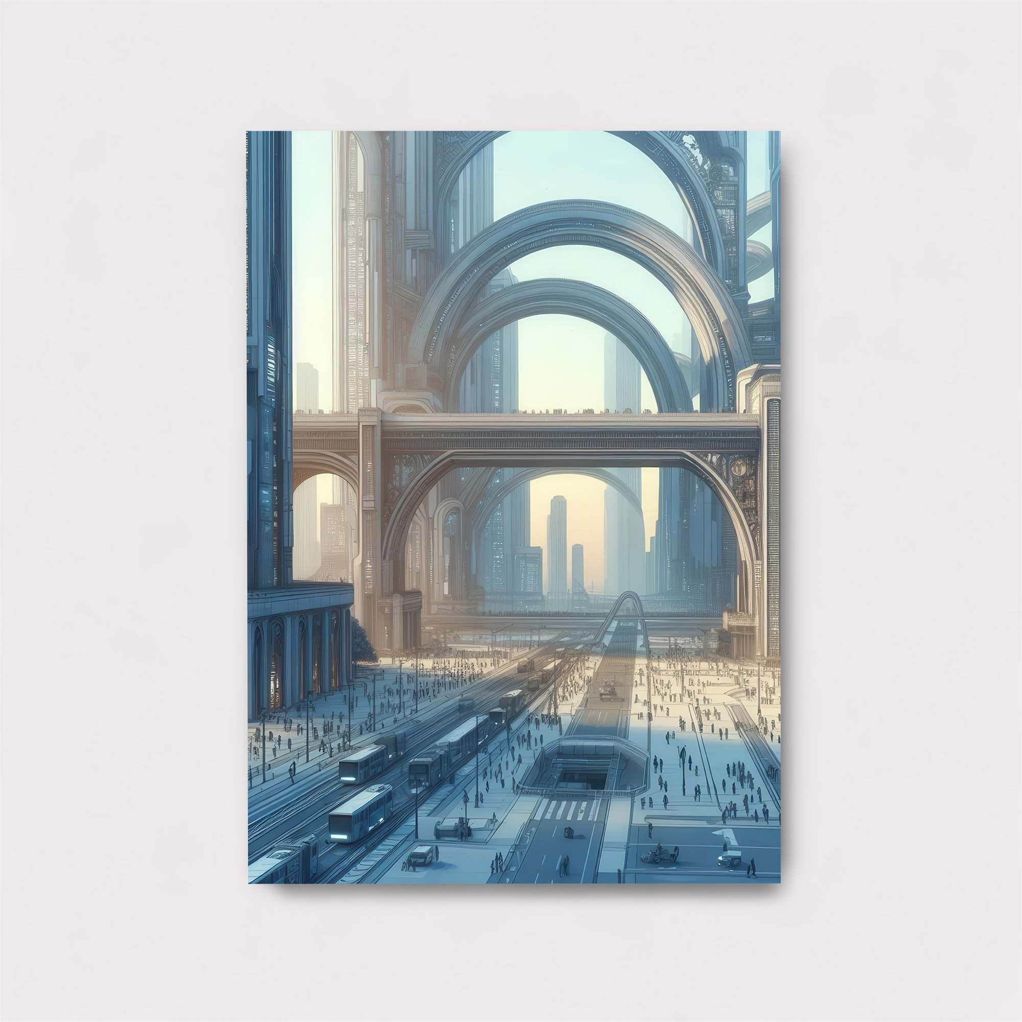 Futuristic Serenity Safe Wall Magnetic / M