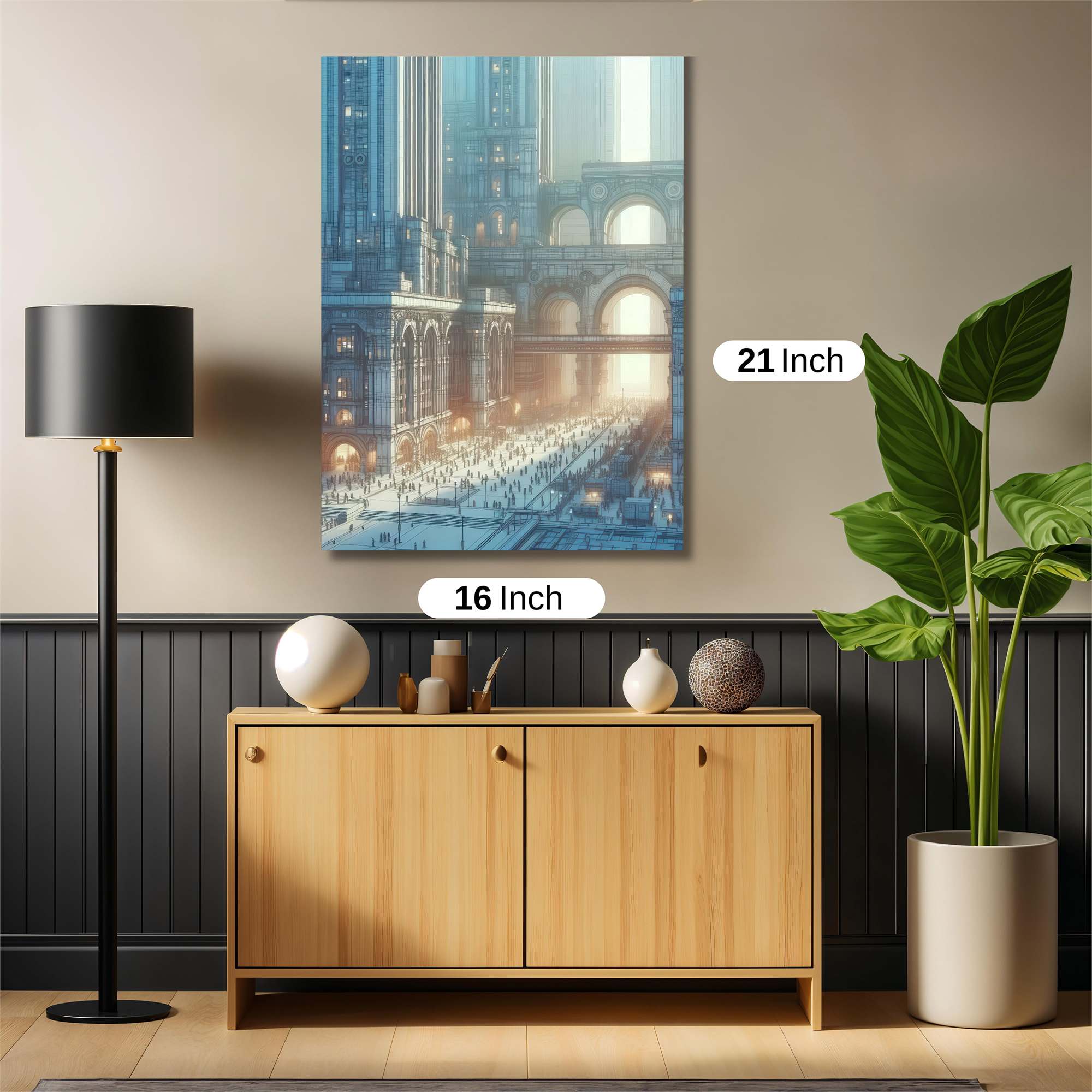 Metropolis Glow Safe Wall Magnetic / M
