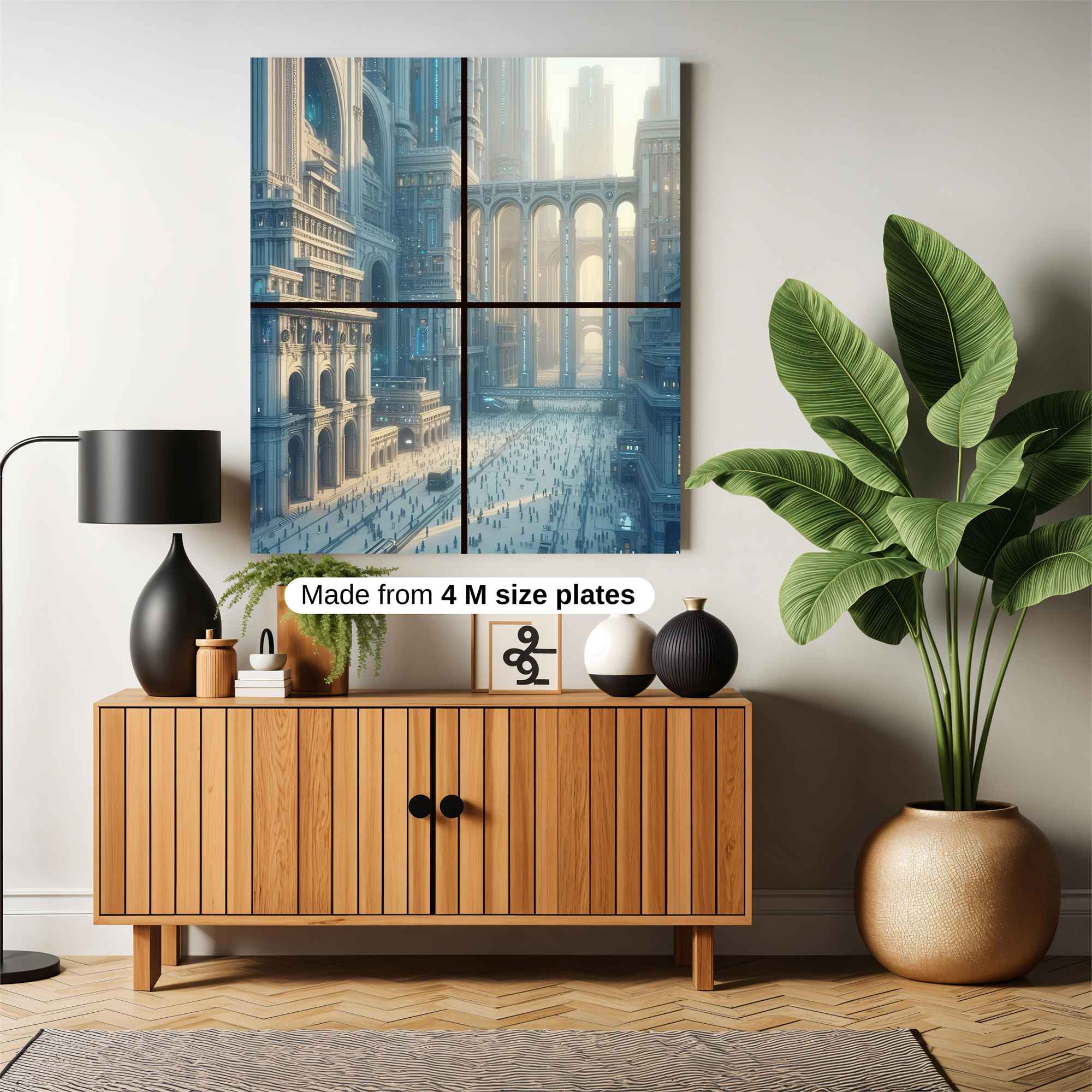 Metropolis Serene Safe Wall Magnetic / M