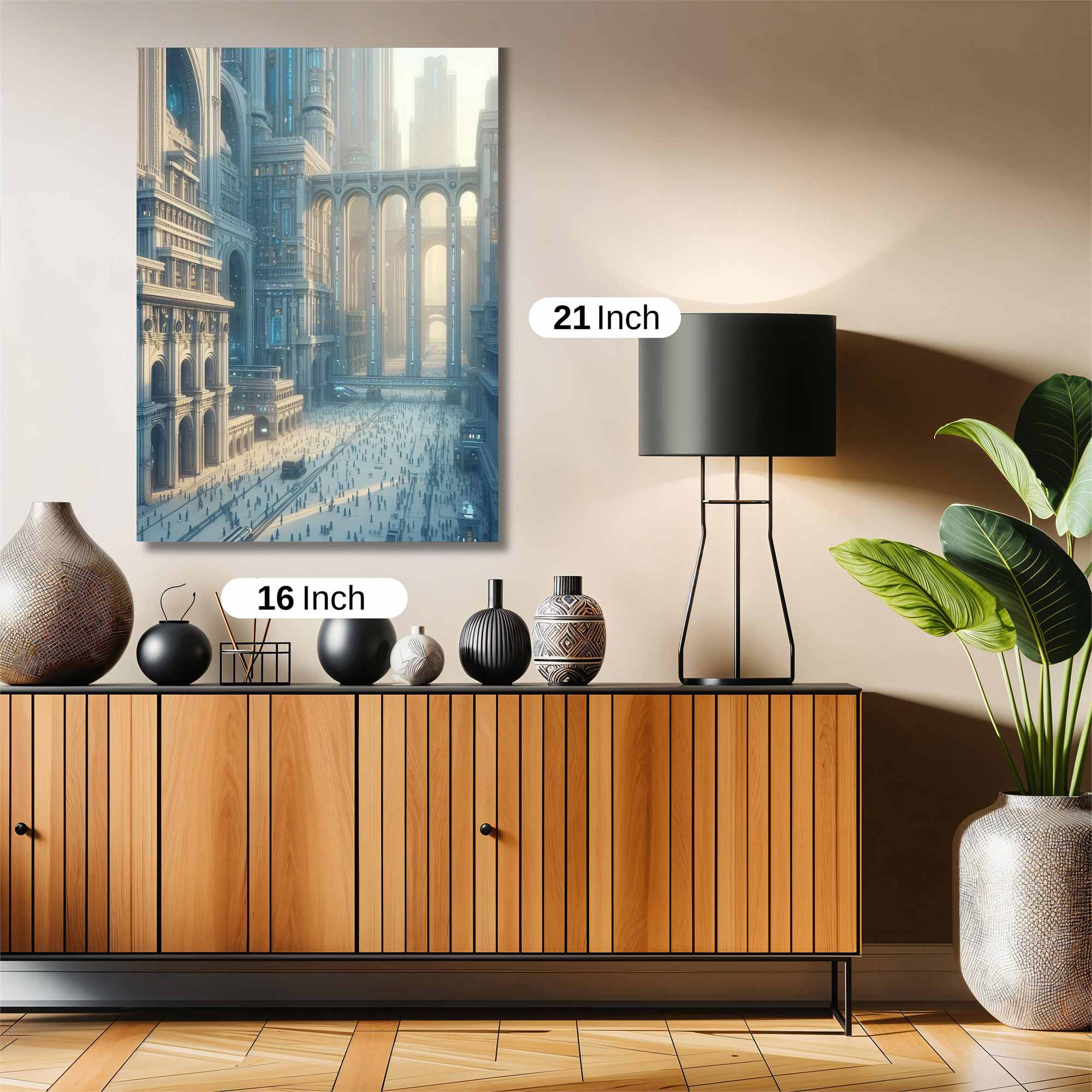 Metropolis Serene Safe Wall Magnetic / M