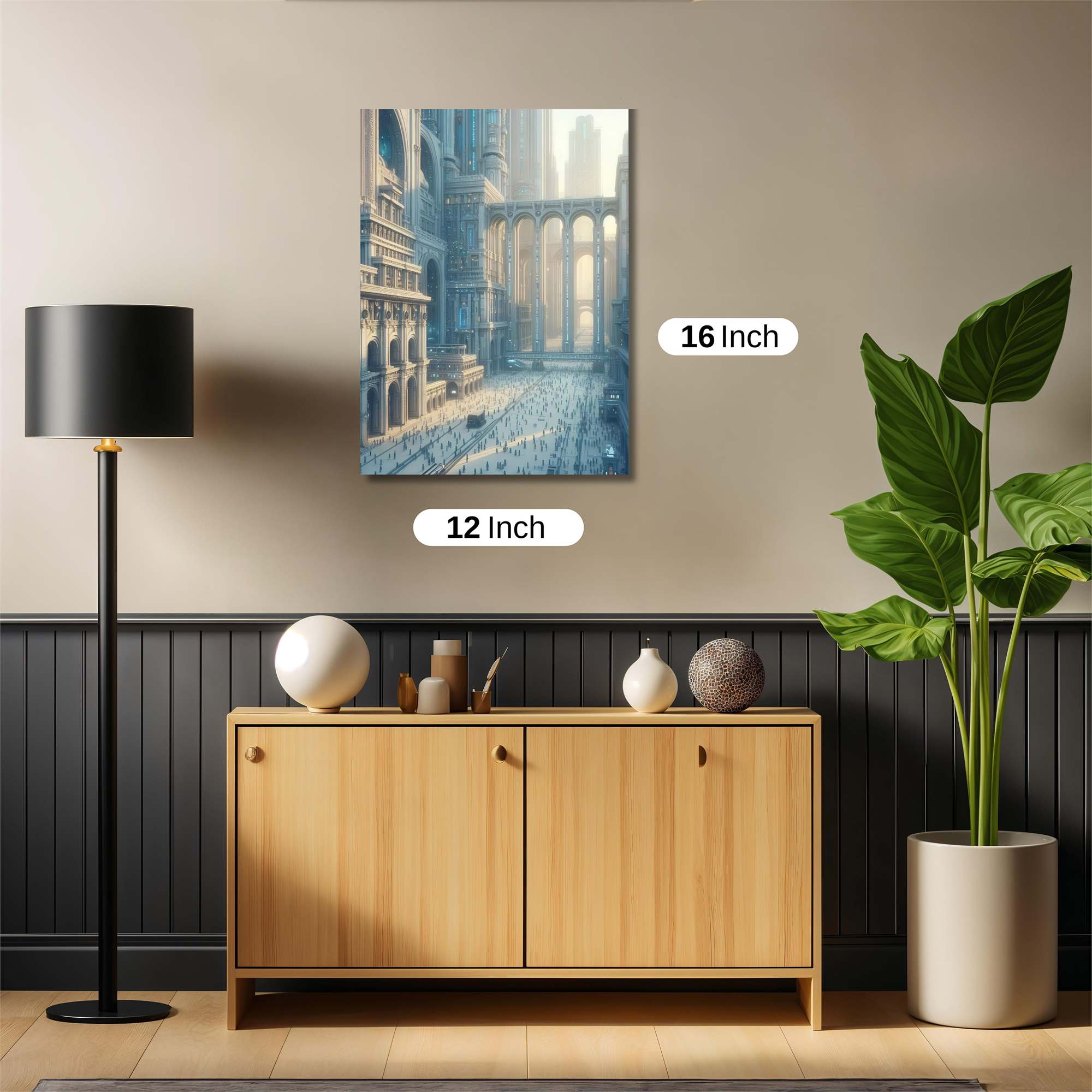 Metropolis Serene Safe Wall Magnetic / M