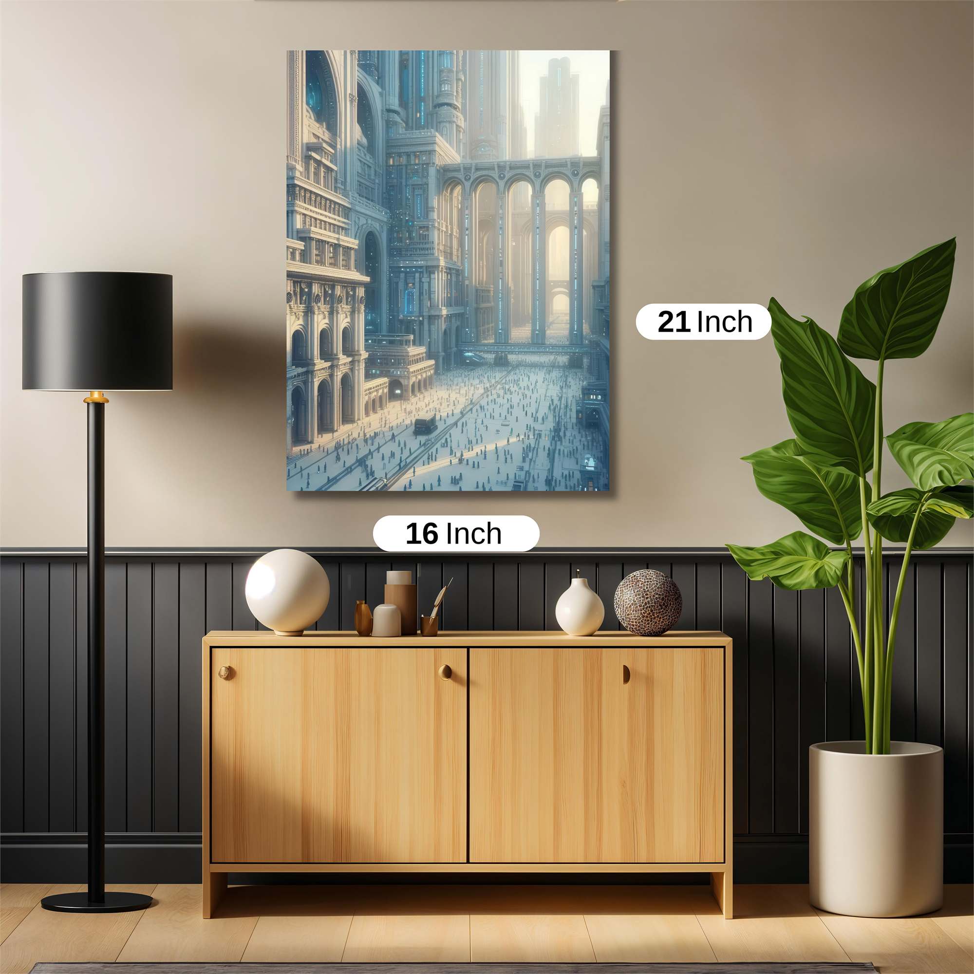 Metropolis Serene Safe Wall Magnetic / M