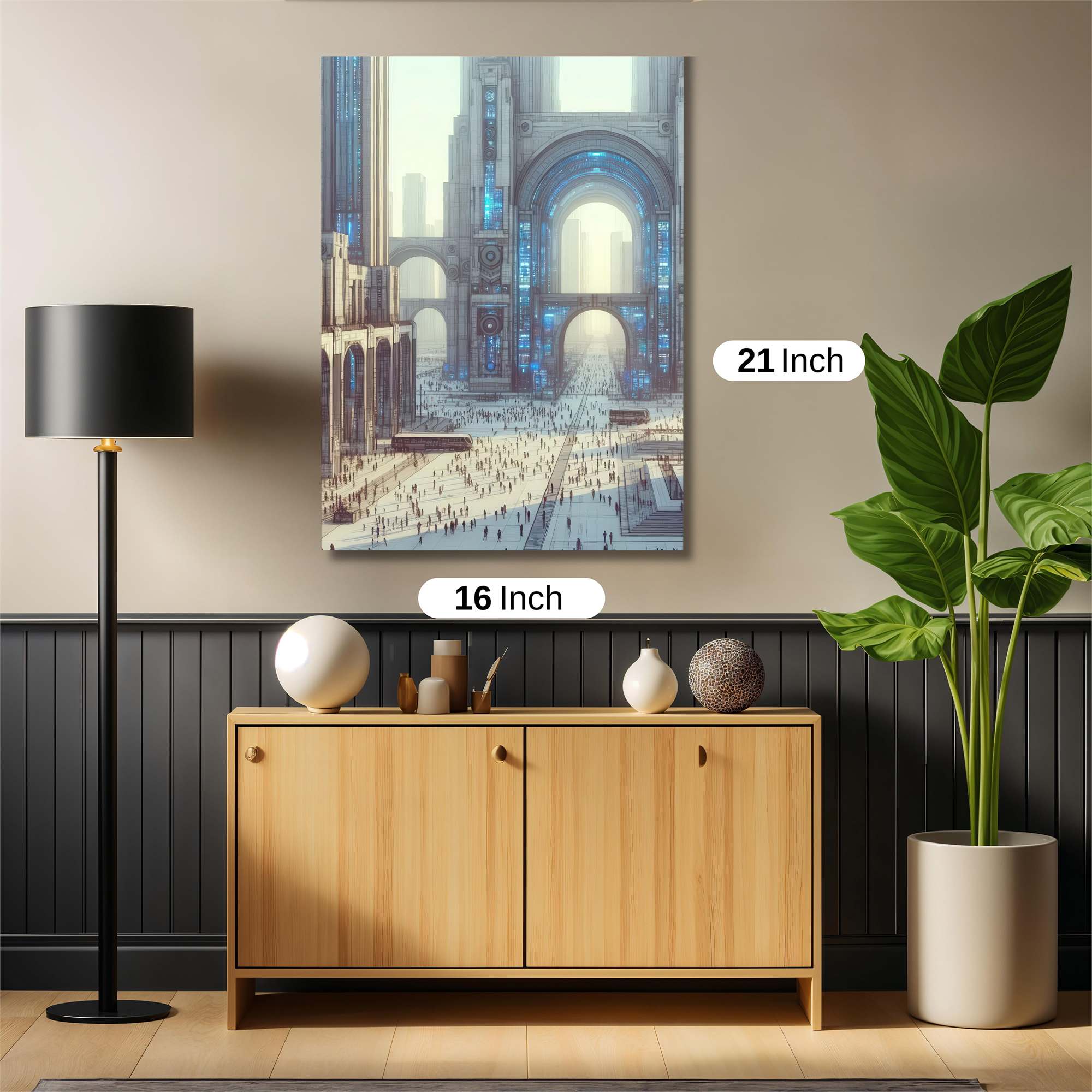 Metropolis Tranquil Safe Wall Magnetic / M