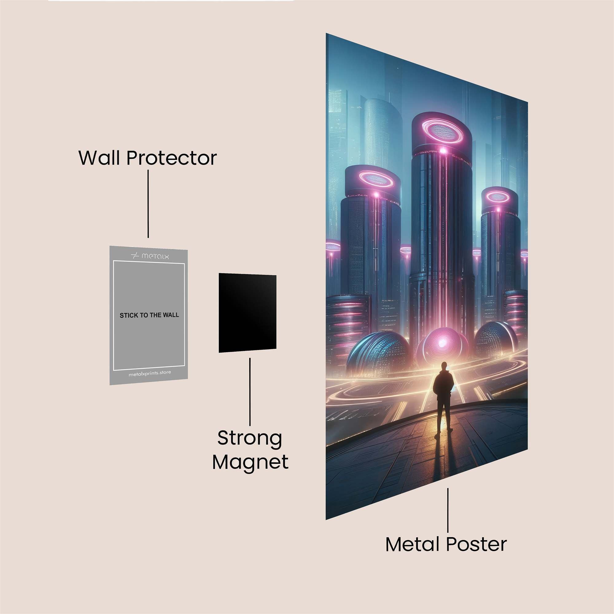 Neon Odyssey Safe Wall Magnetic / M