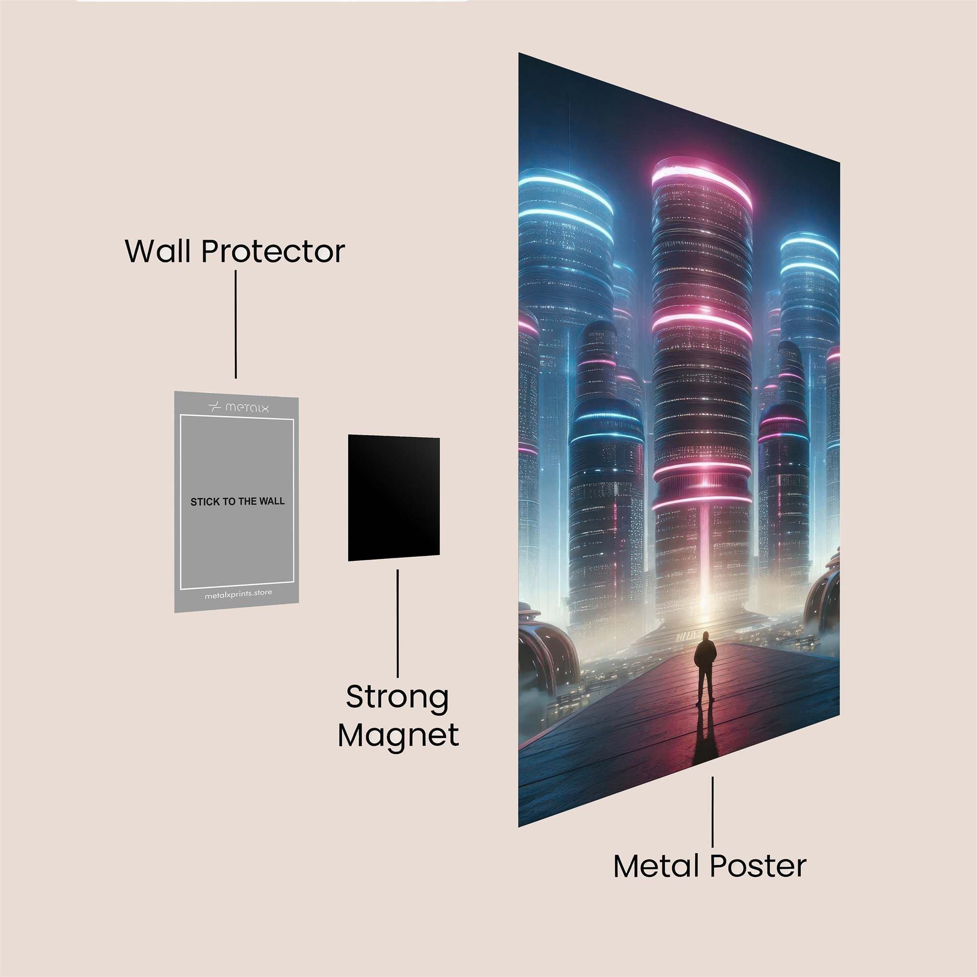 Neon Odyssey Safe Wall Magnetic / M