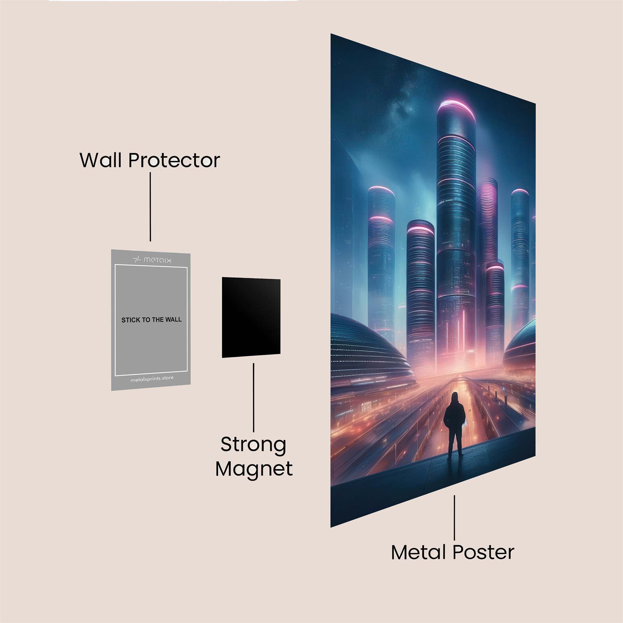 Neon Odyssey Safe Wall Magnetic / M