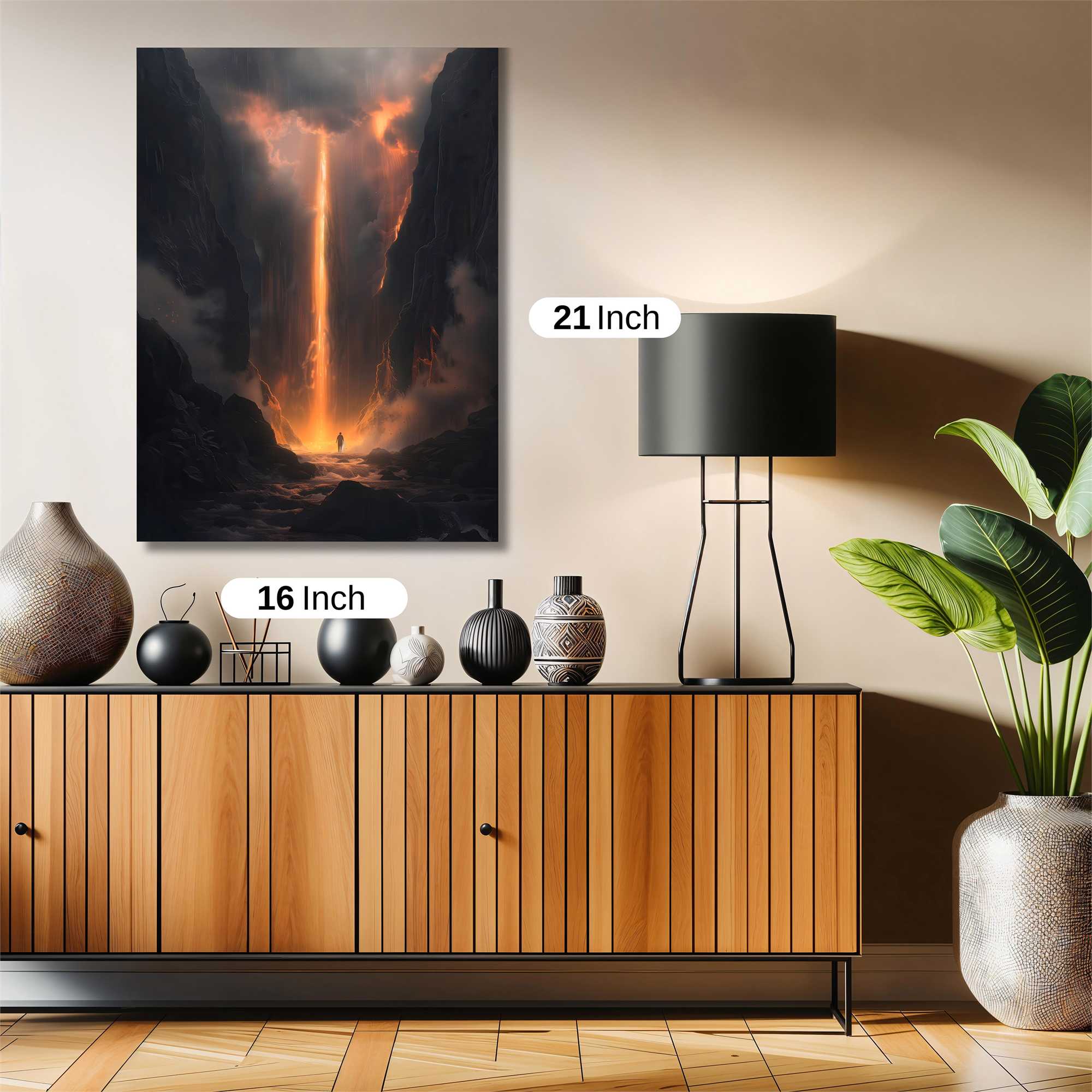 Lava Cascade Safe Wall Magnetic / M