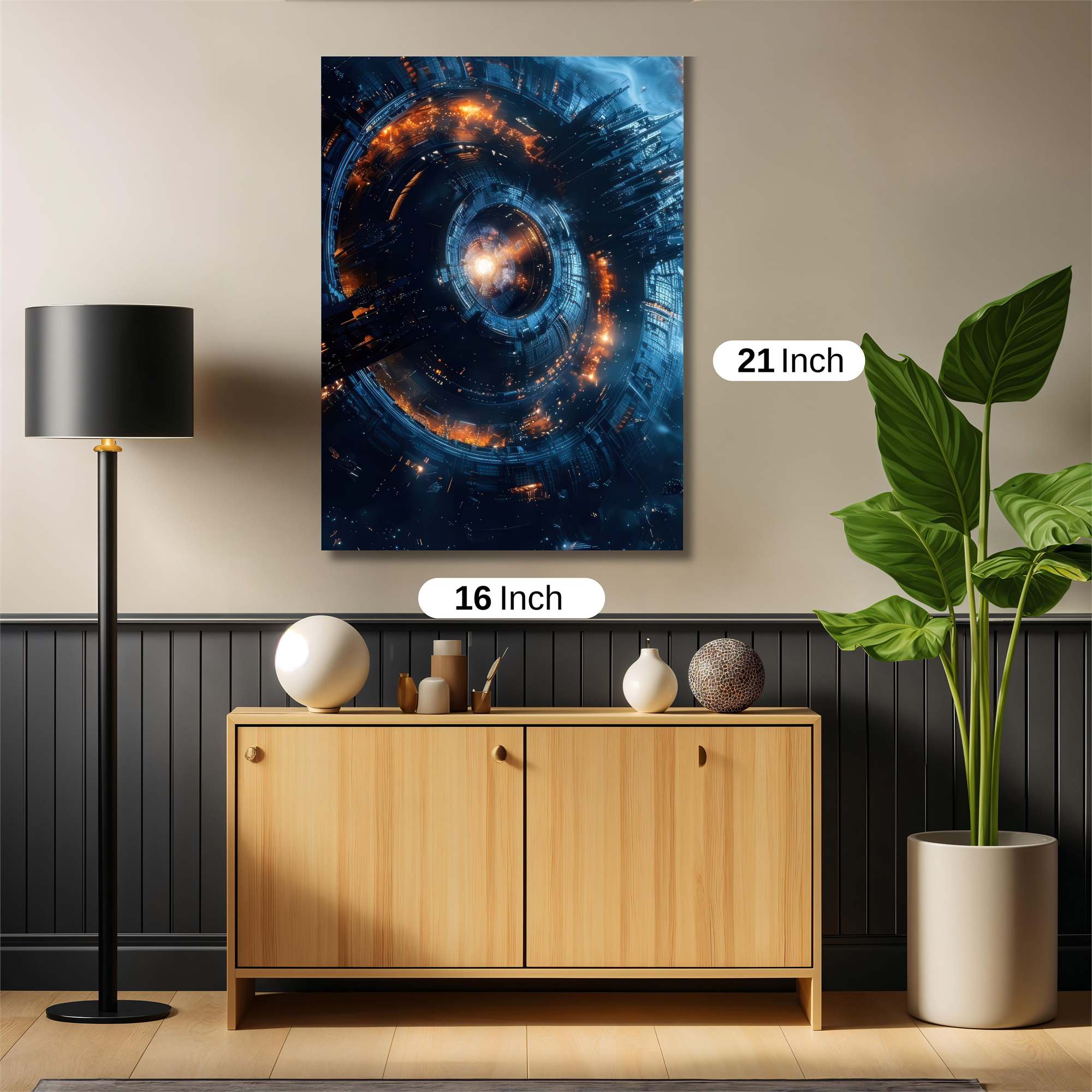 Dyson Sphere Safe Wall Magnetic / M