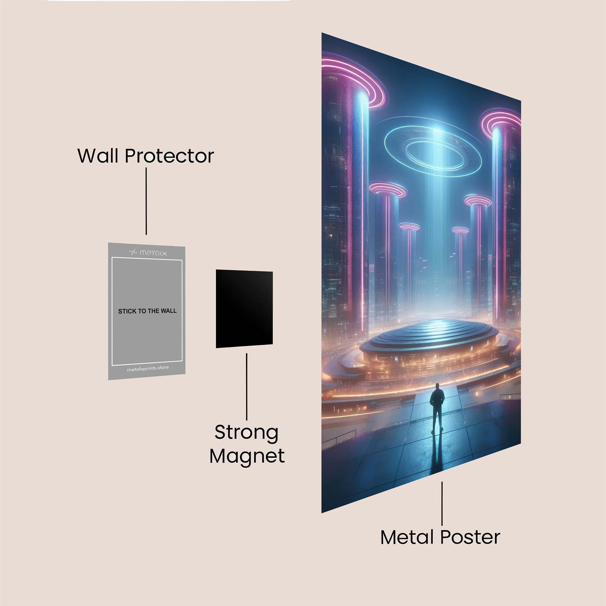 Portal Dream Safe Wall Magnetic / M