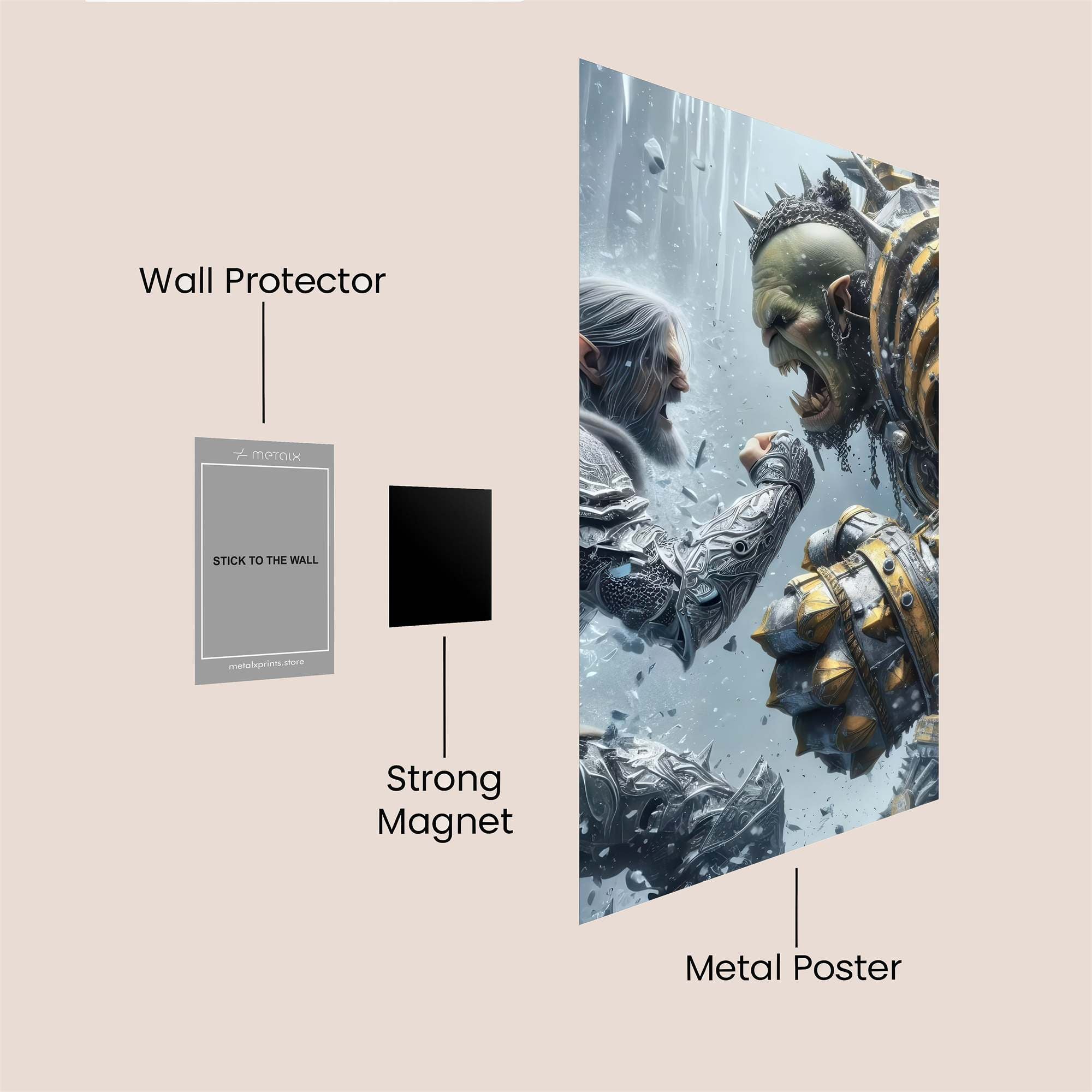 Elf Rage Safe Wall Magnetic / M
