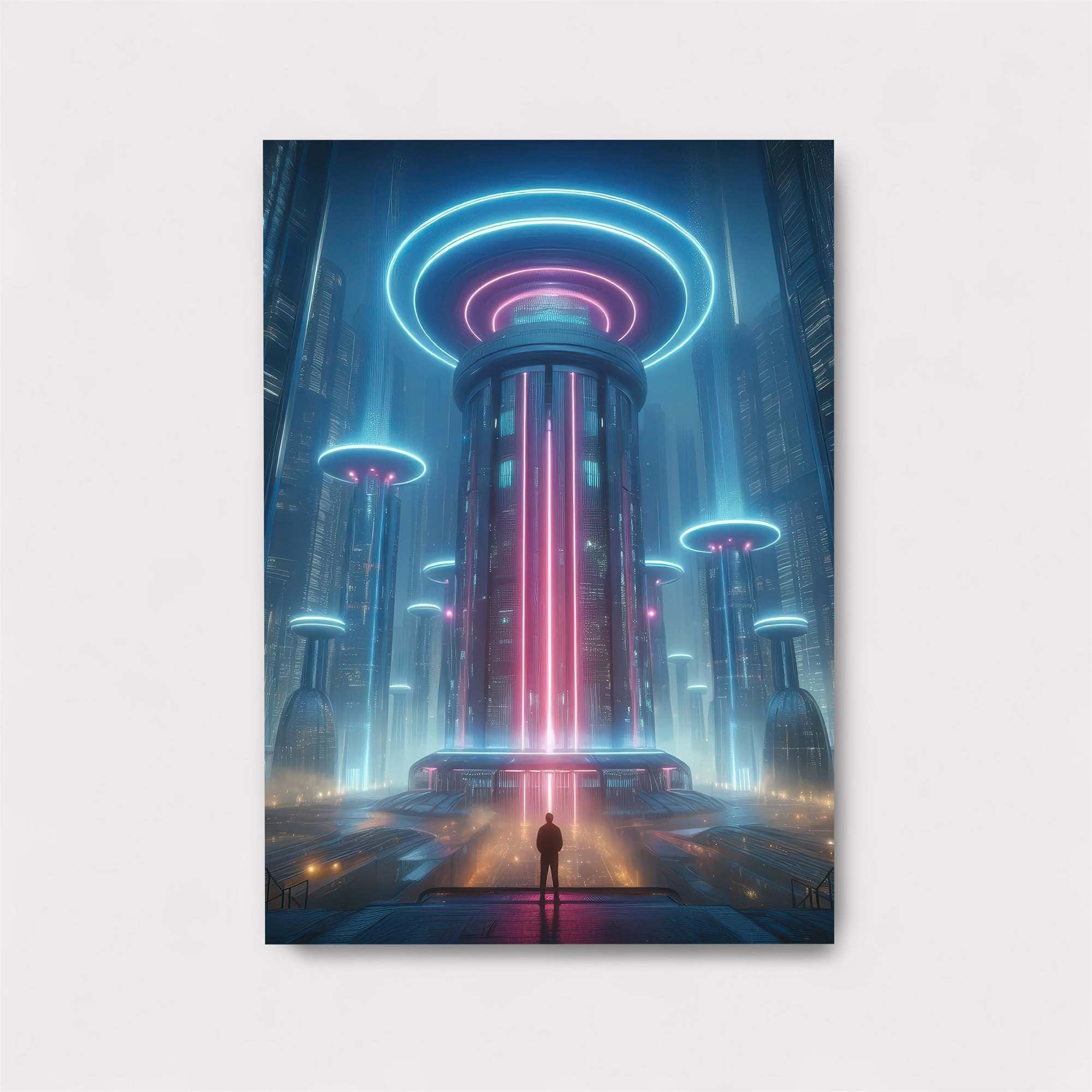 Neon Ascension Safe Wall Magnetic / M