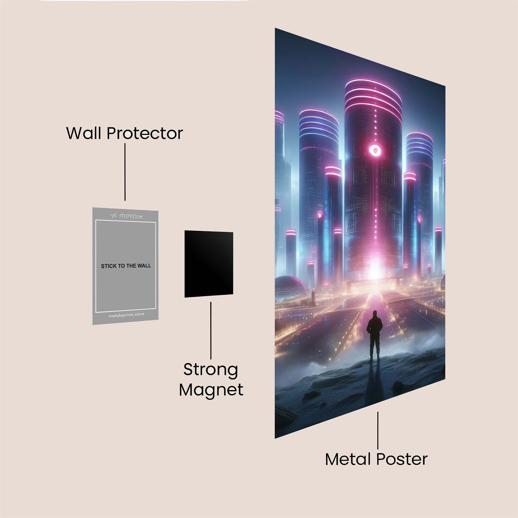Neon Odyssey Safe Wall Magnetic / M