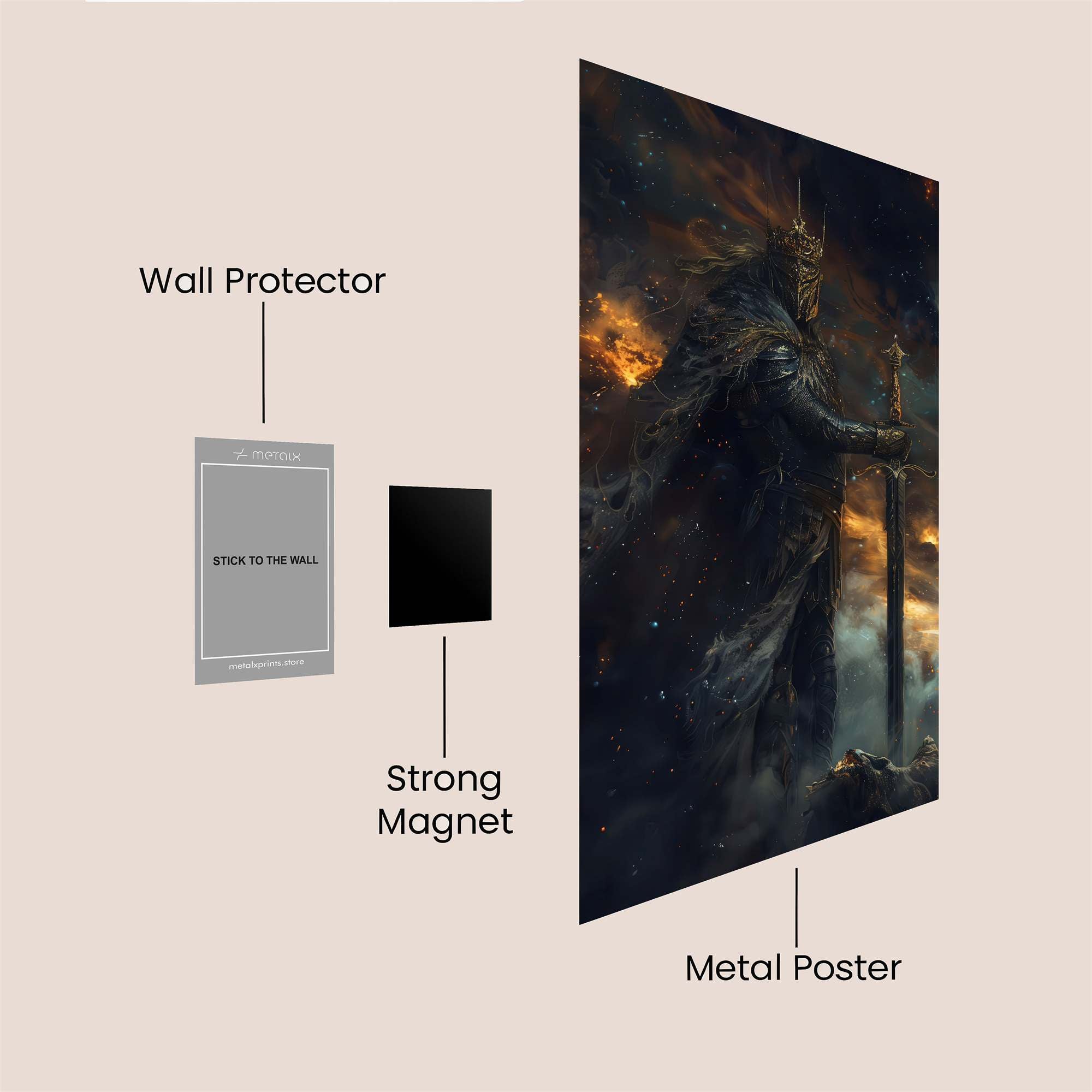 Witch-King Gloom Safe Wall Magnetic / M