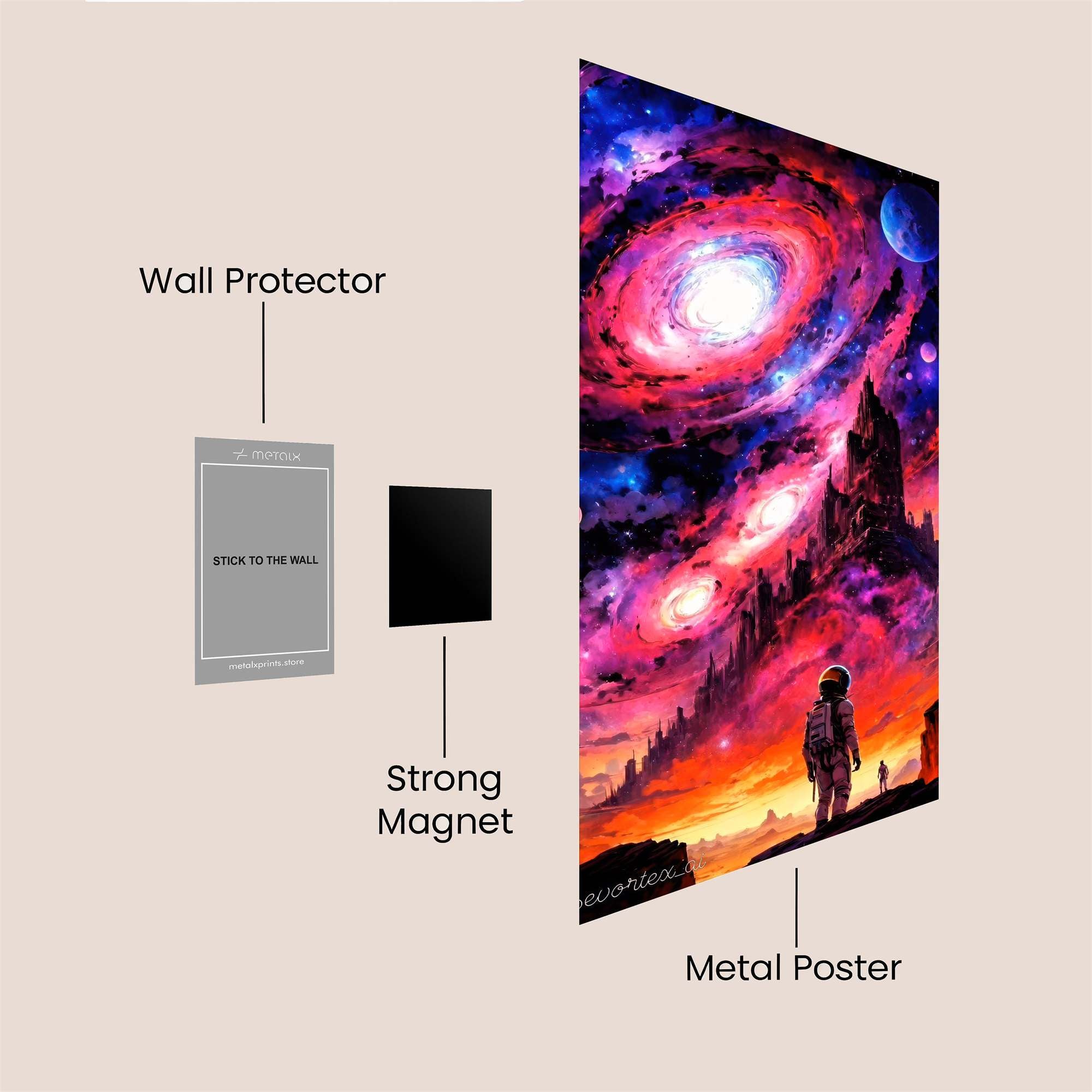 Galactic Wonder Safe Wall Magnetic / M