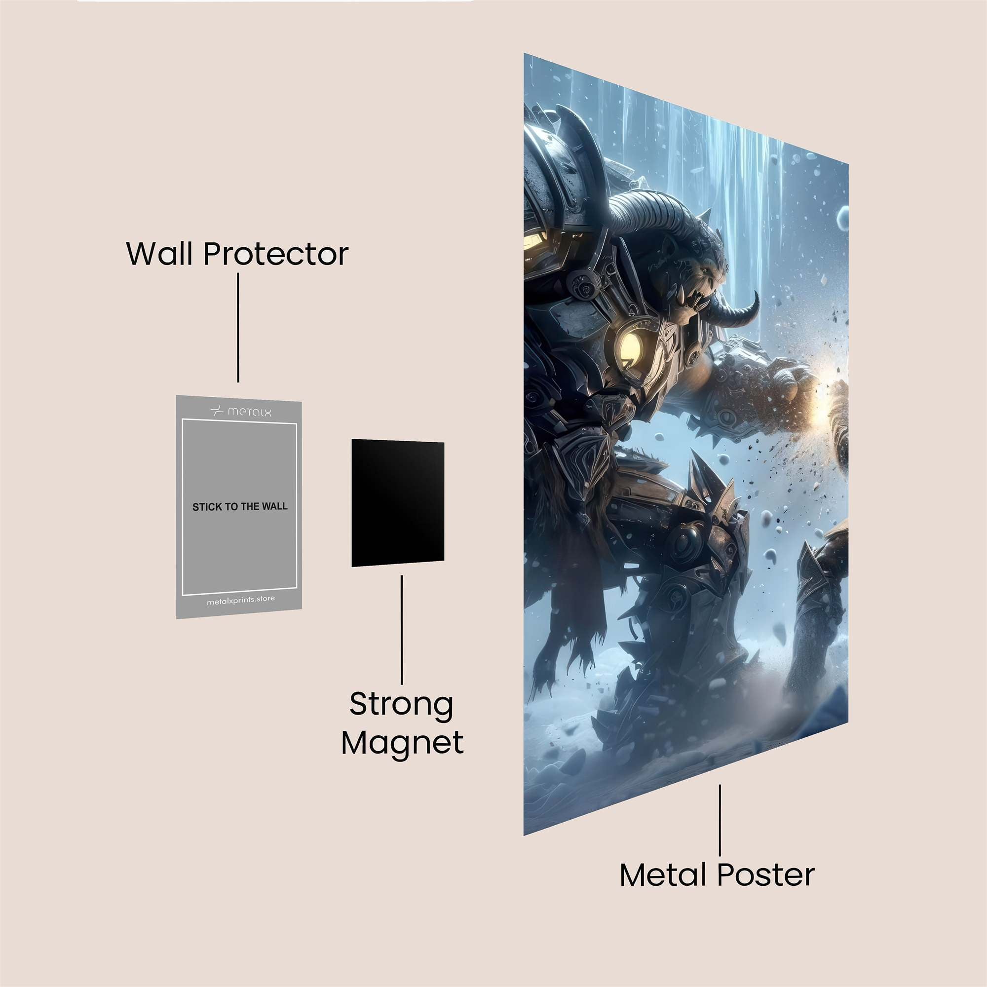 Titanic Clash Safe Wall Magnetic / M