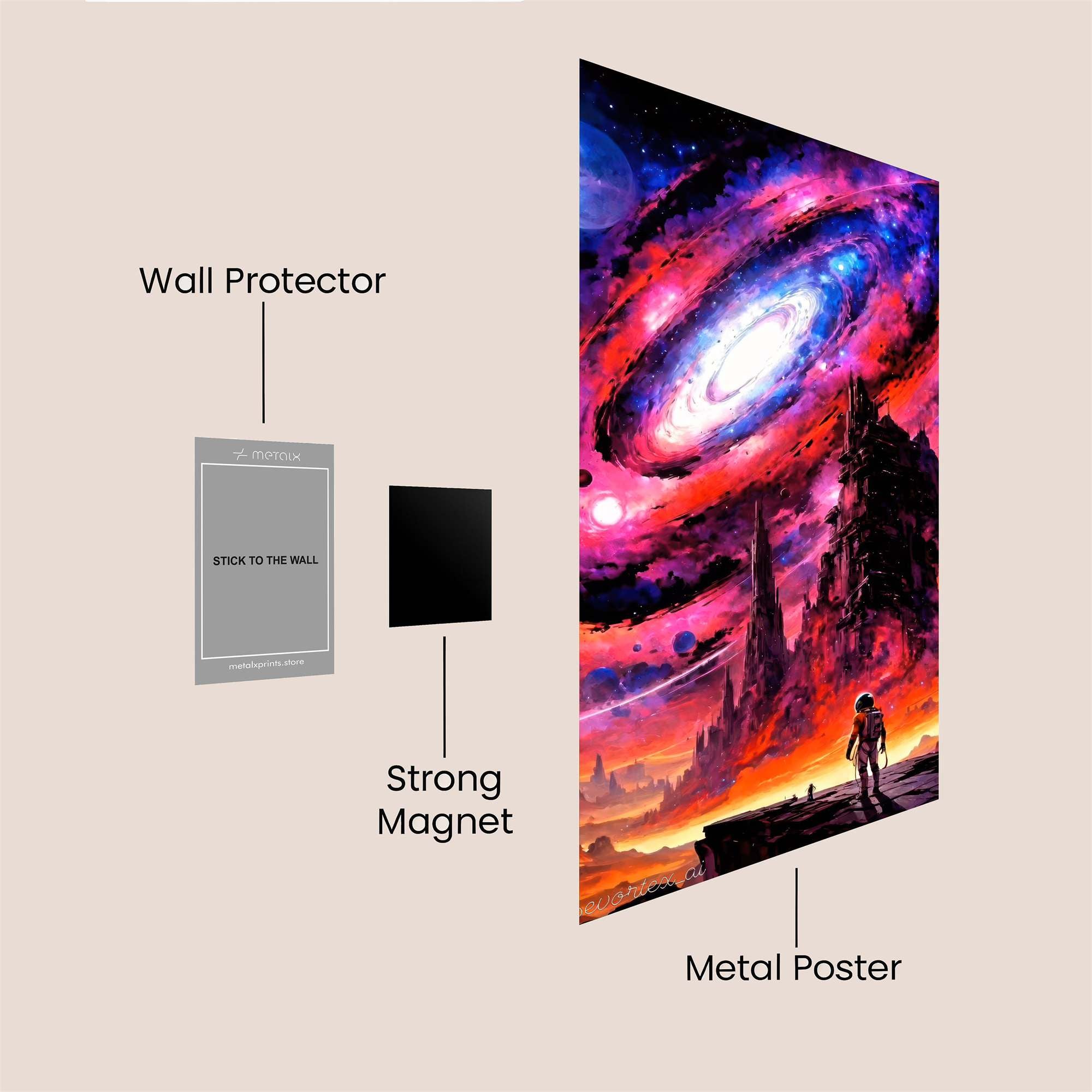 Galactic Awe Safe Wall Magnetic / M