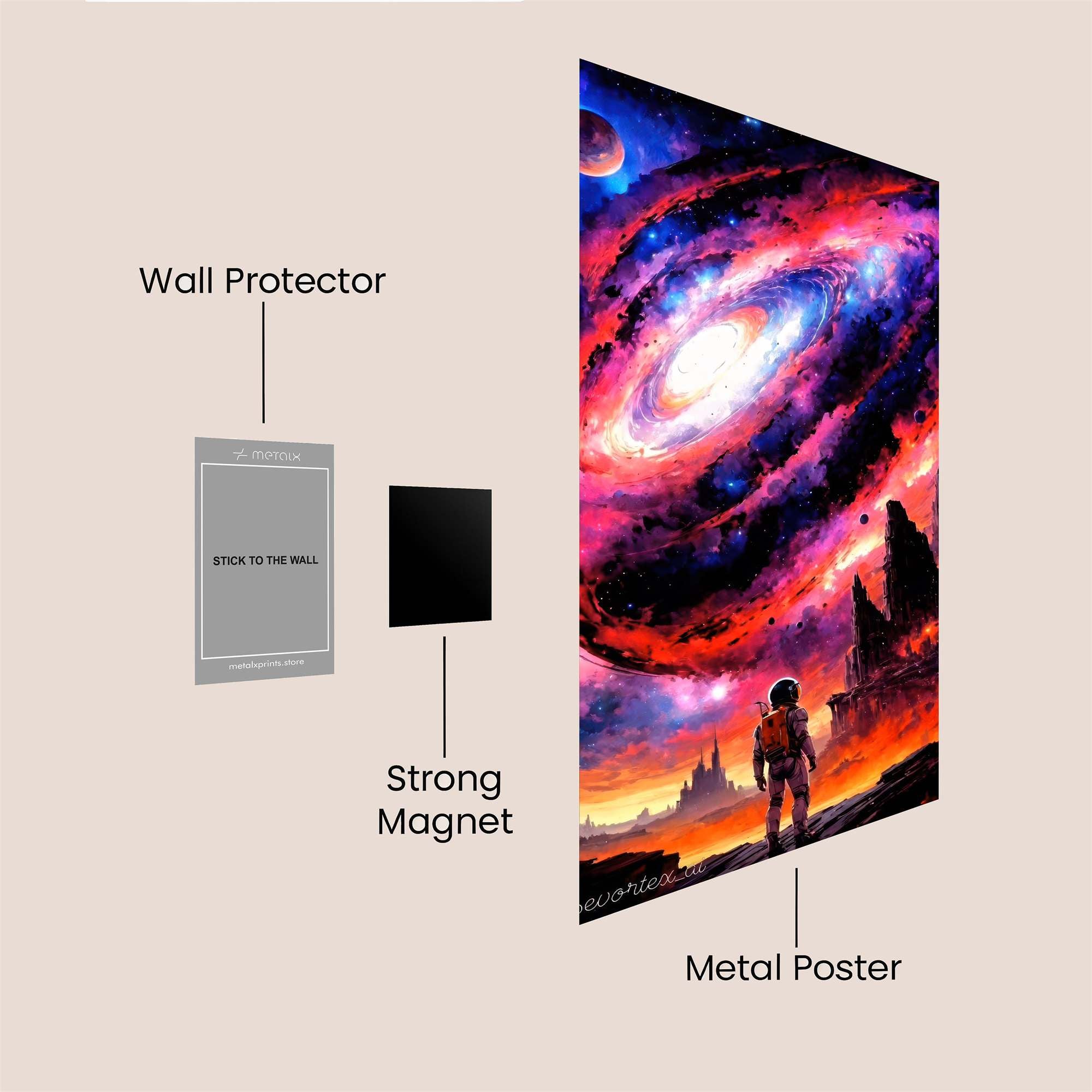 Galactic Awe Safe Wall Magnetic / M