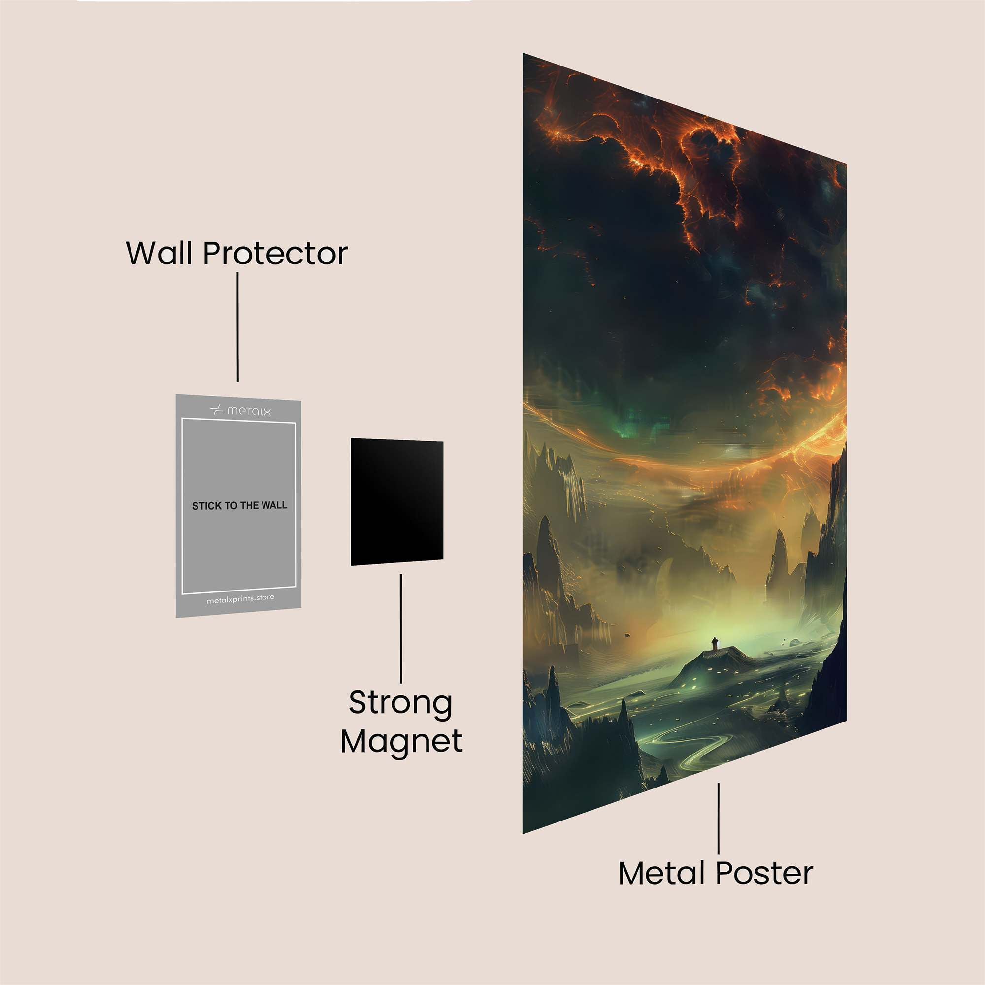 Celestial Despair Safe Wall Magnetic / M