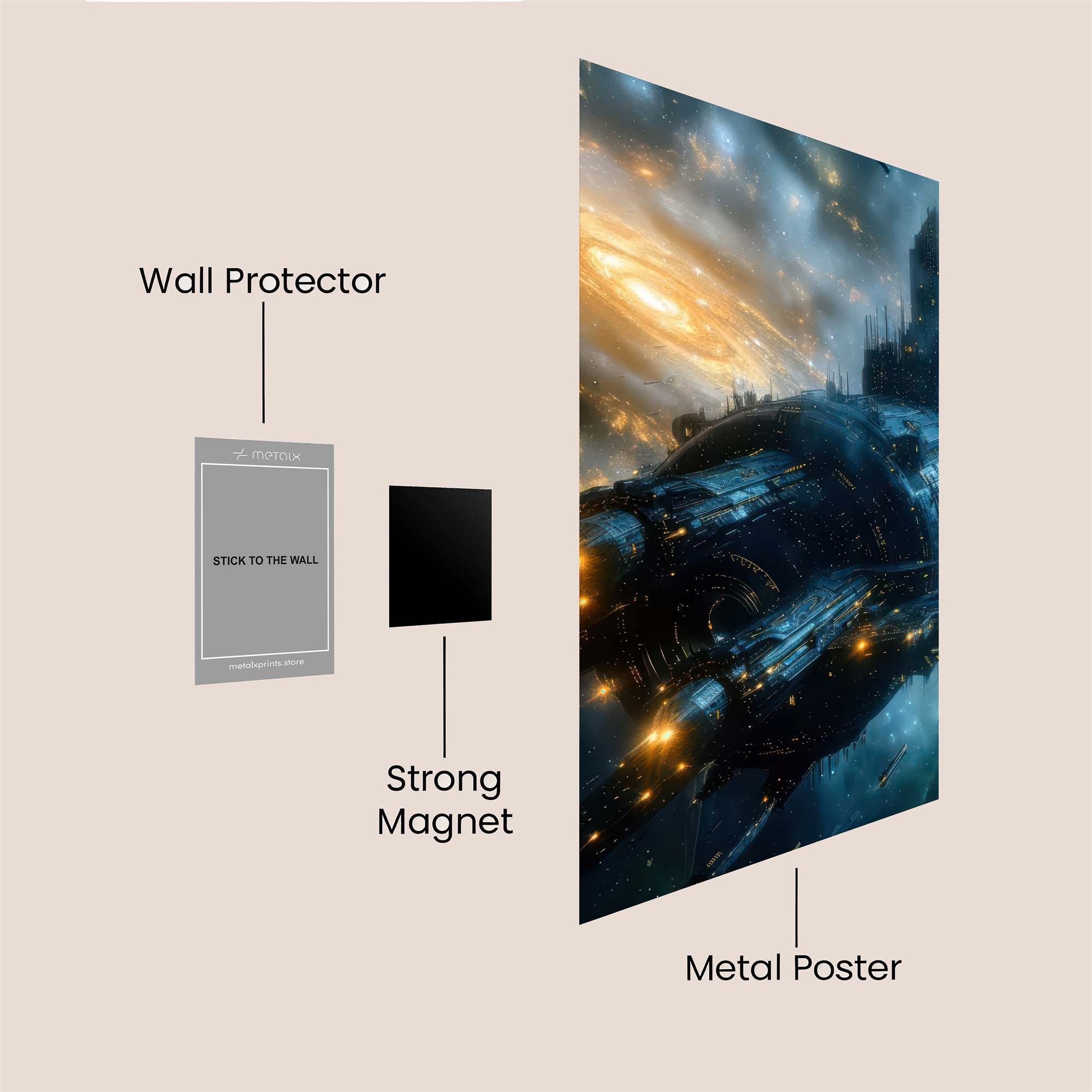 Galactic Odyssey Safe Wall Magnetic / M