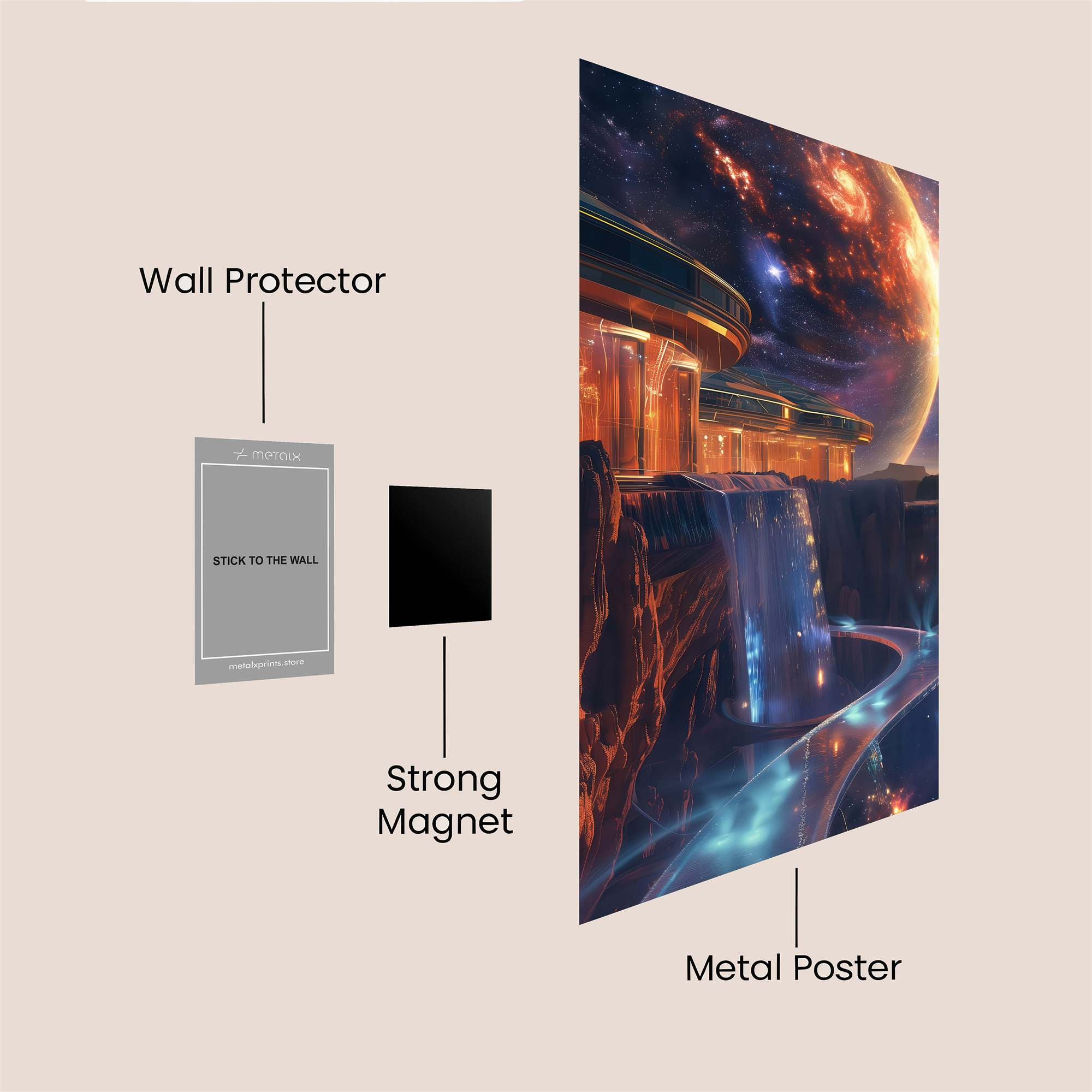 Galactic Serenity Safe Wall Magnetic / M