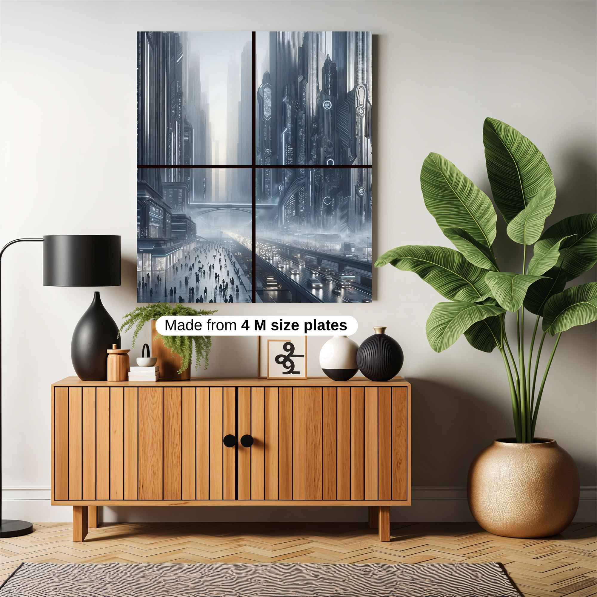 Cyberpunk Dreamscape Safe Wall Magnetic / M