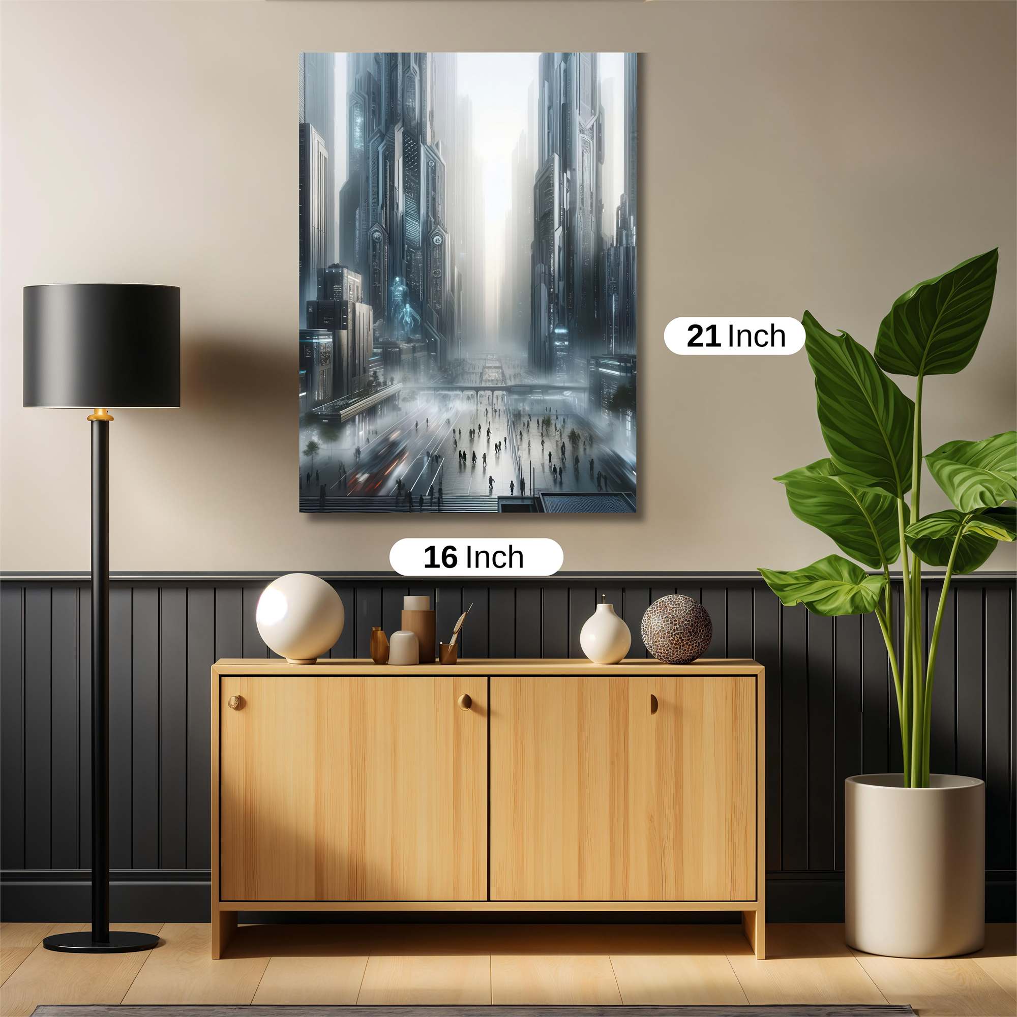 Neon Solitude Safe Wall Magnetic / M