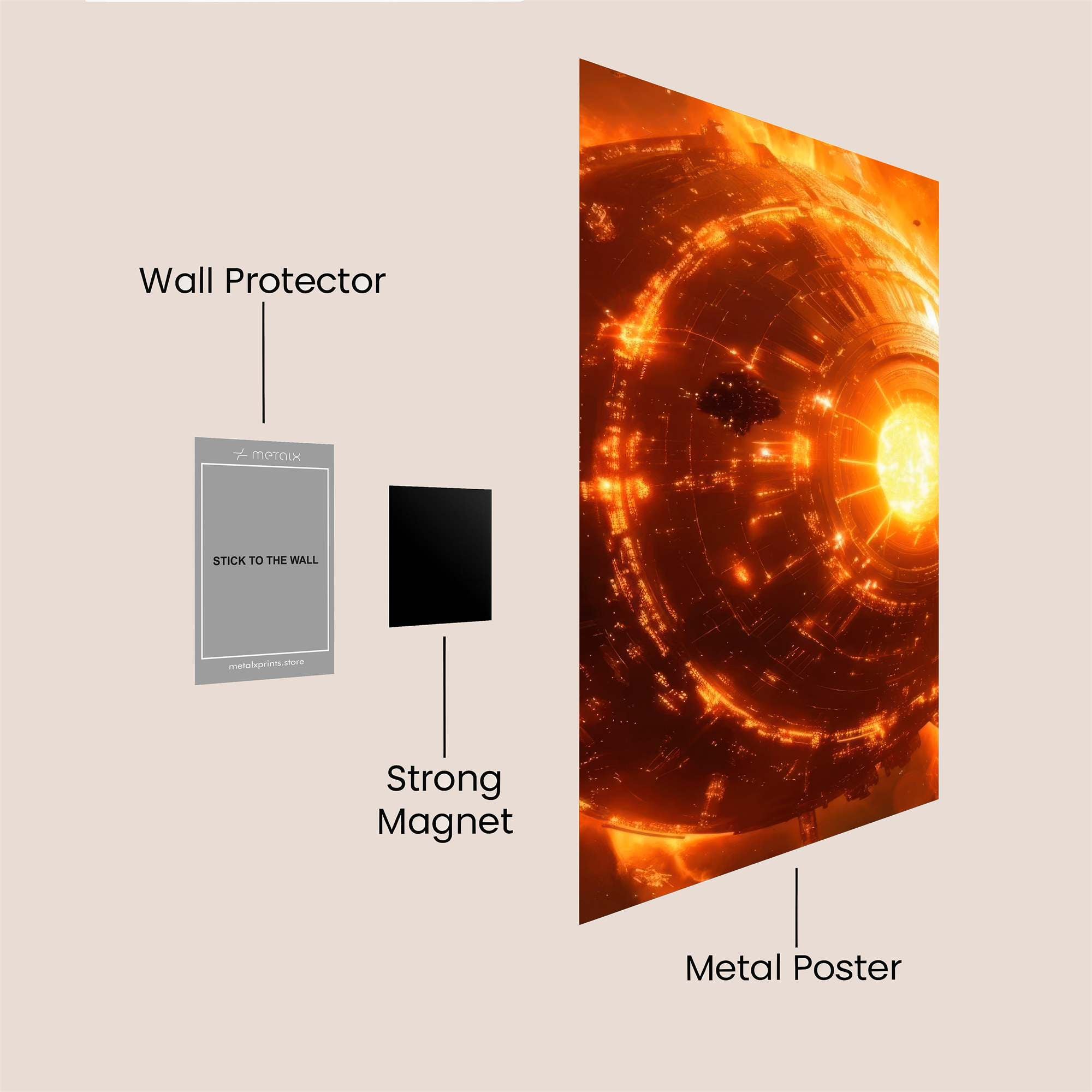 Starforge Radiant Safe Wall Magnetic / M