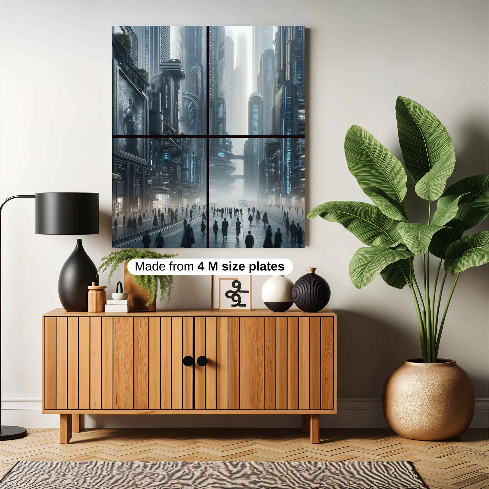 Cyber Serenity Safe Wall Magnetic / M