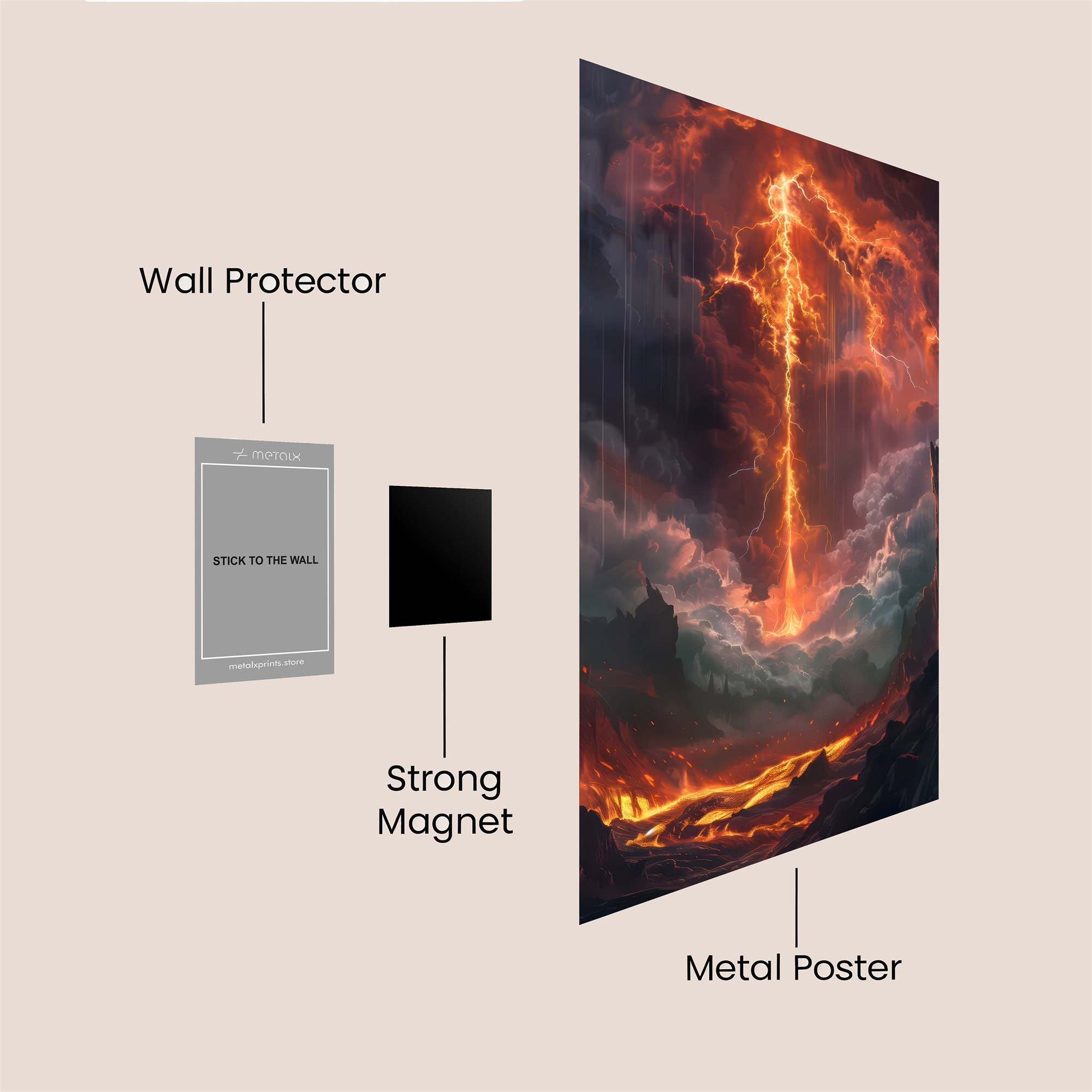 Inferno Descent Safe Wall Magnetic / M