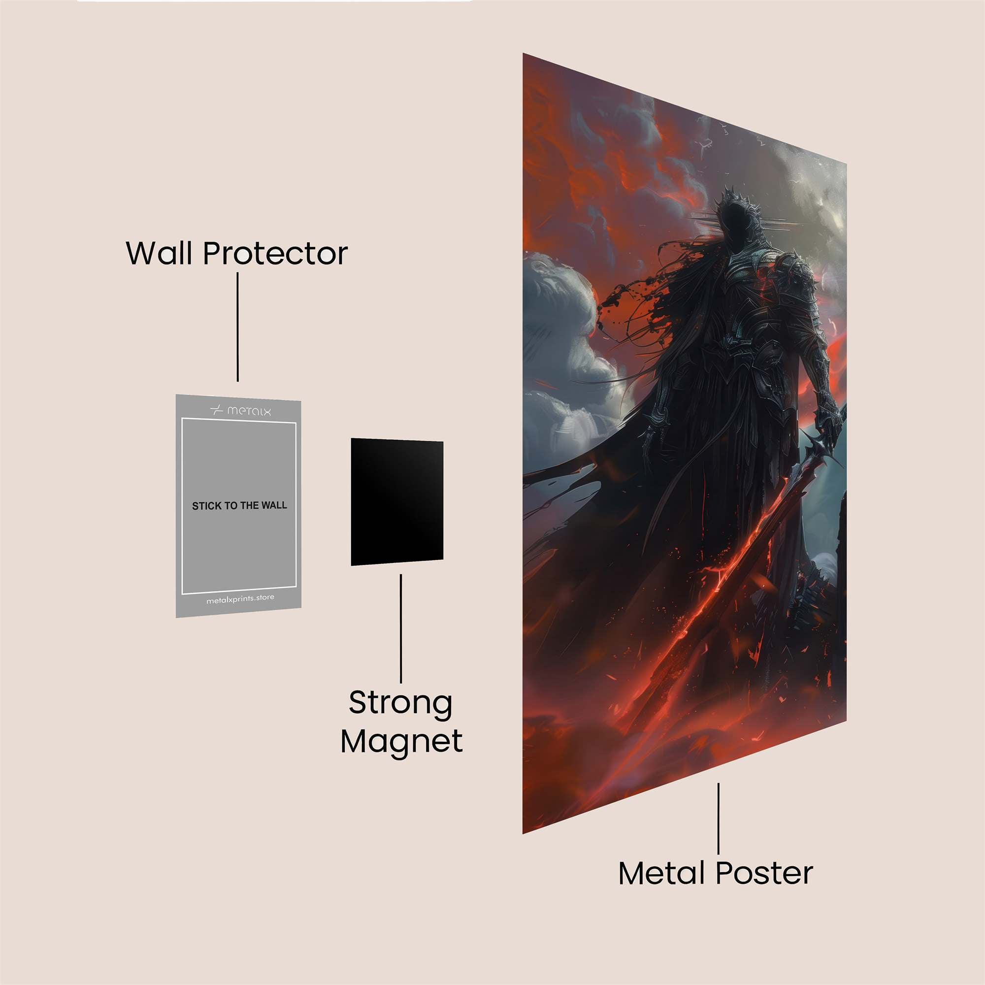 DoomKnight Safe Wall Magnetic / M