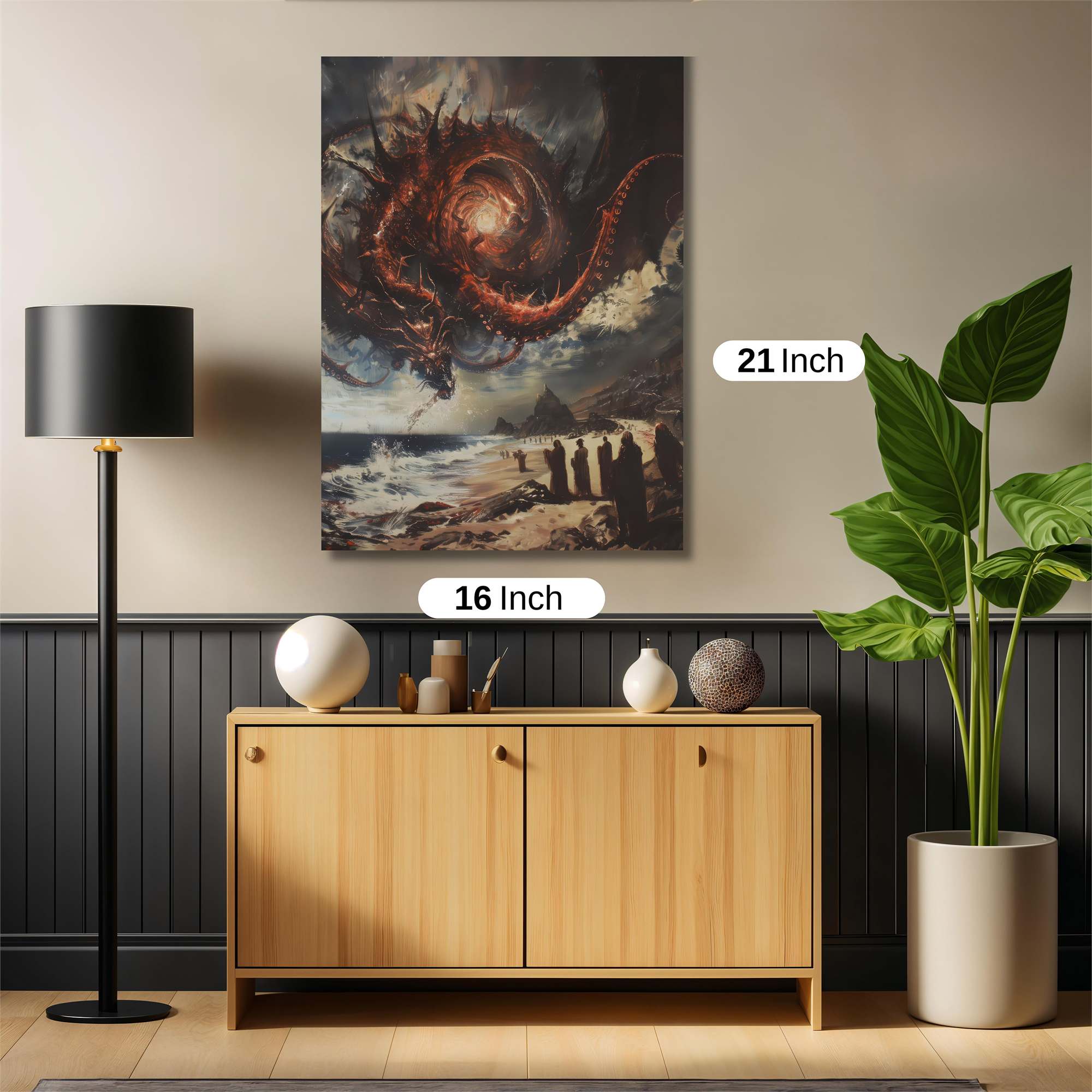 Leviathan Unleashed Safe Wall Magnetic / M