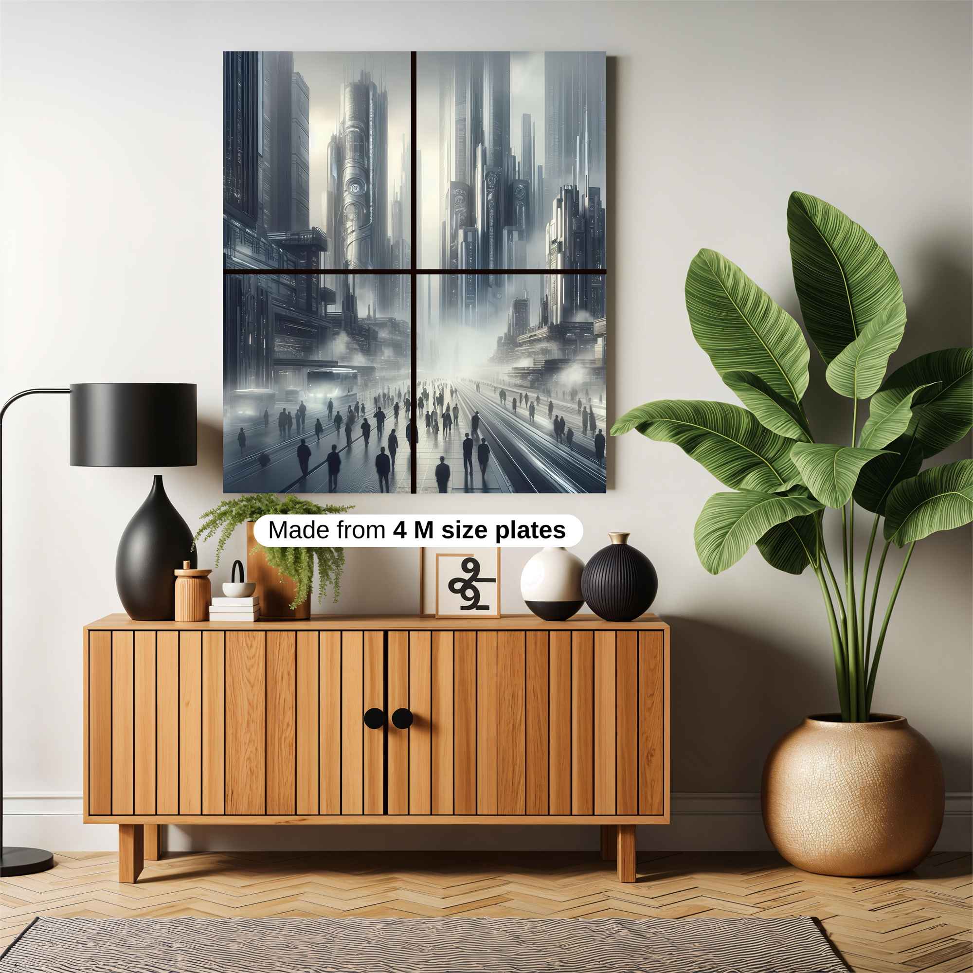Cyberpunk Dreamscape Safe Wall Magnetic / M