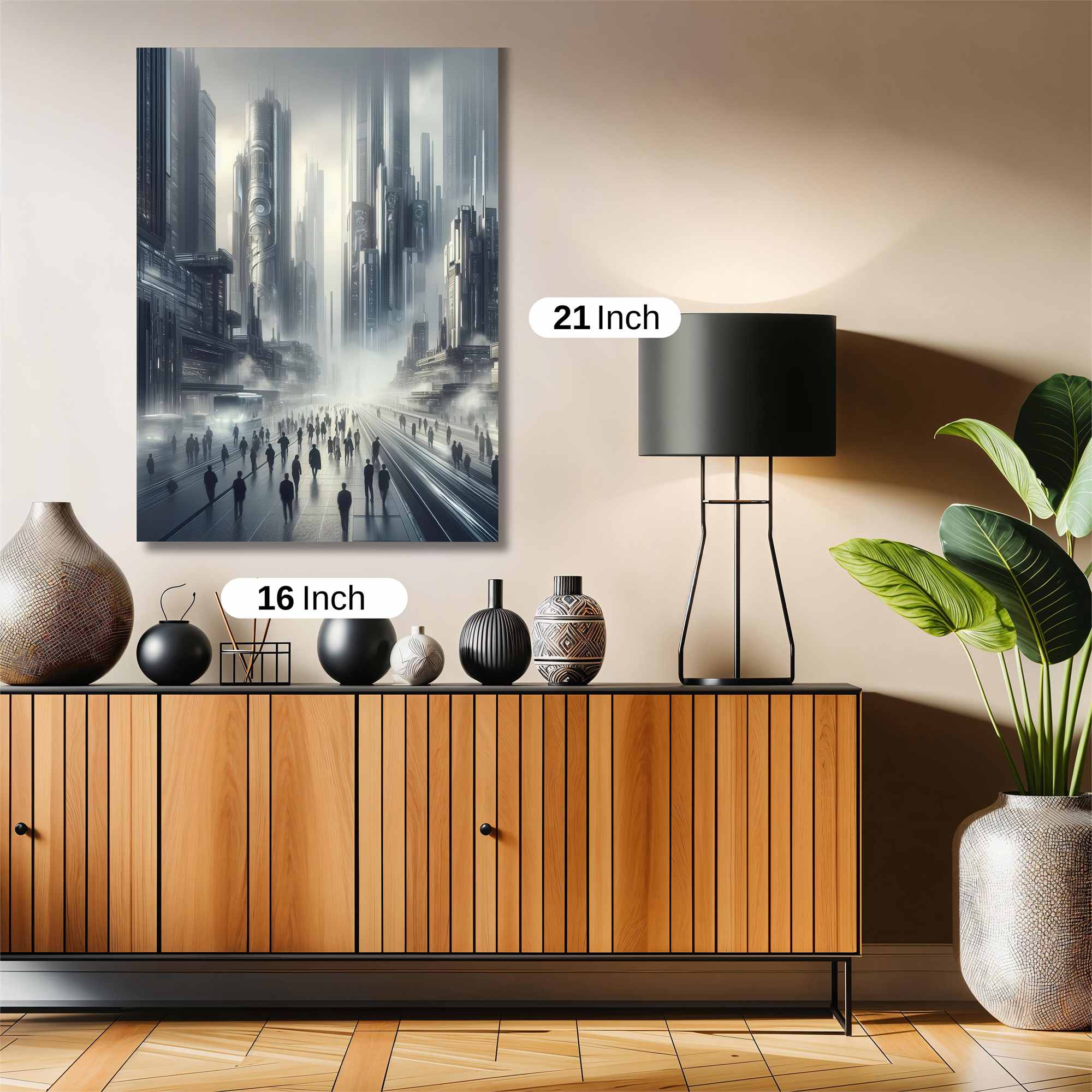 Cyberpunk Dreamscape Safe Wall Magnetic / M