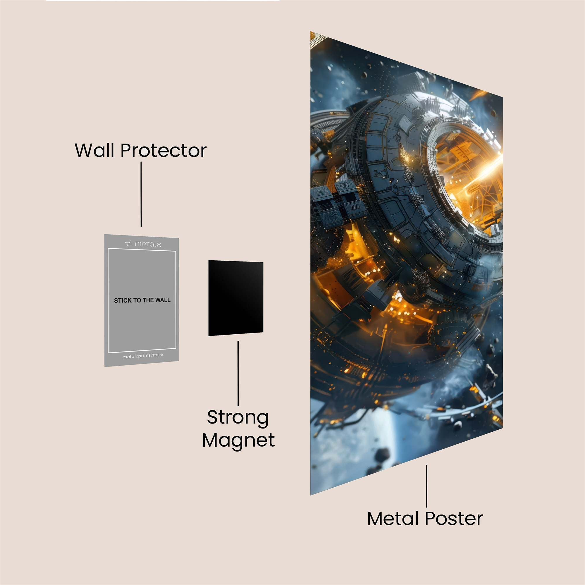 Starforge Radiant Safe Wall Magnetic / M