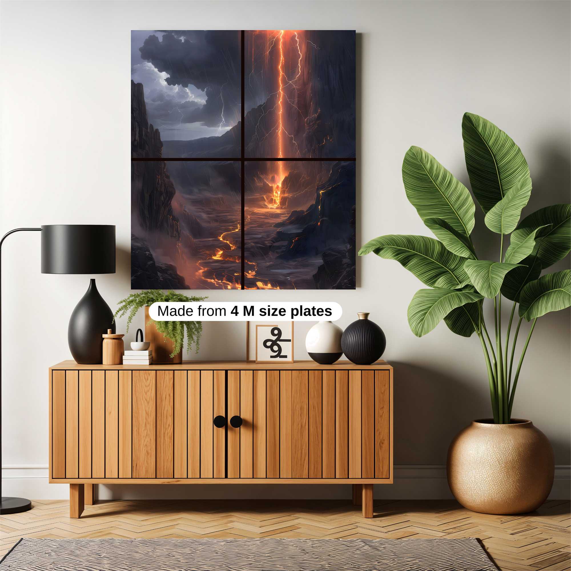 Lava Eruption Safe Wall Magnetic / M