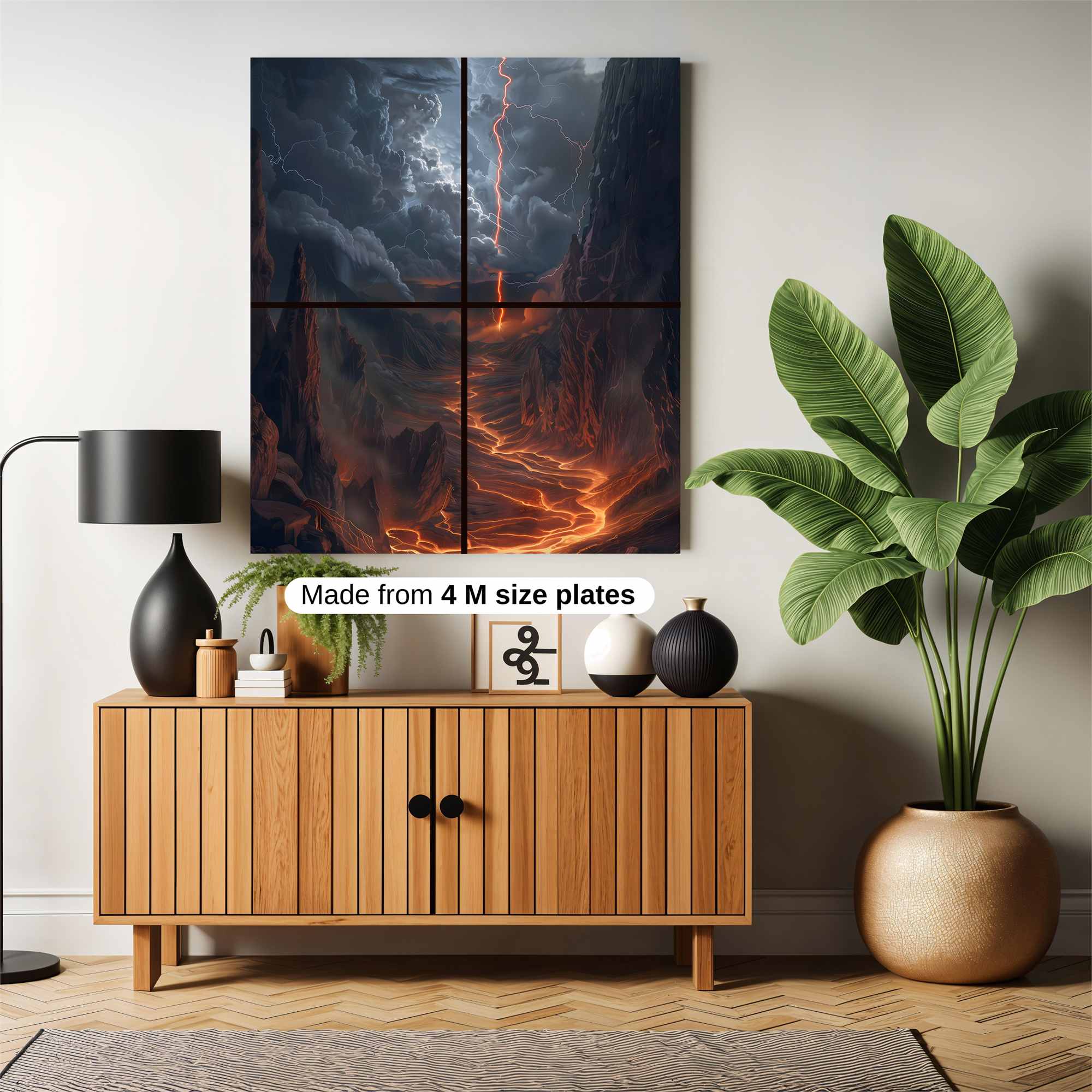Lava Fury Safe Wall Magnetic / M
