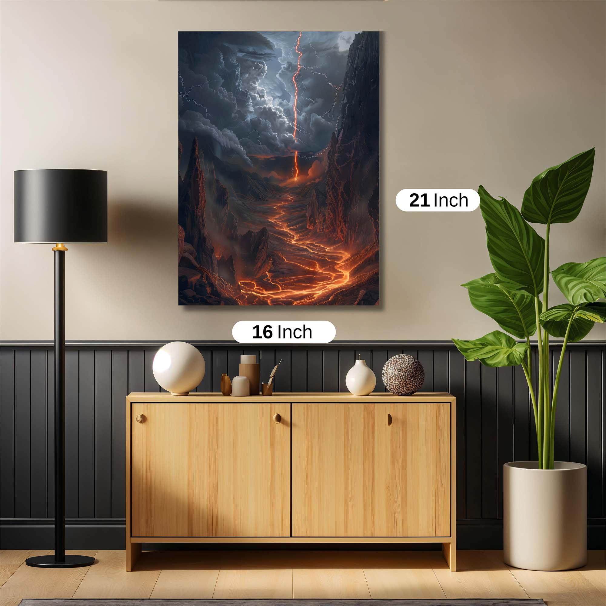 Lava Fury Safe Wall Magnetic / M