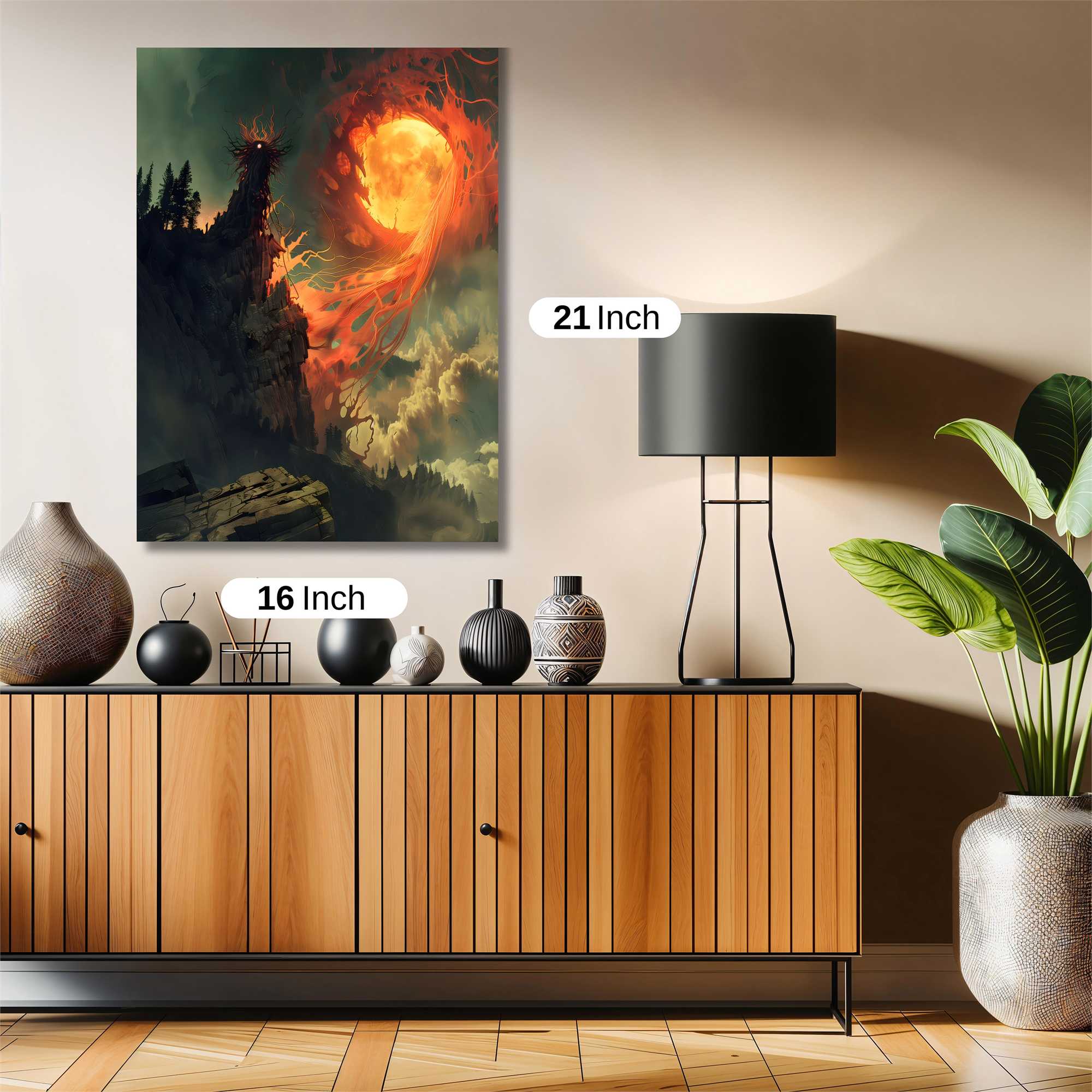 Demon Blaze Safe Wall Magnetic / M