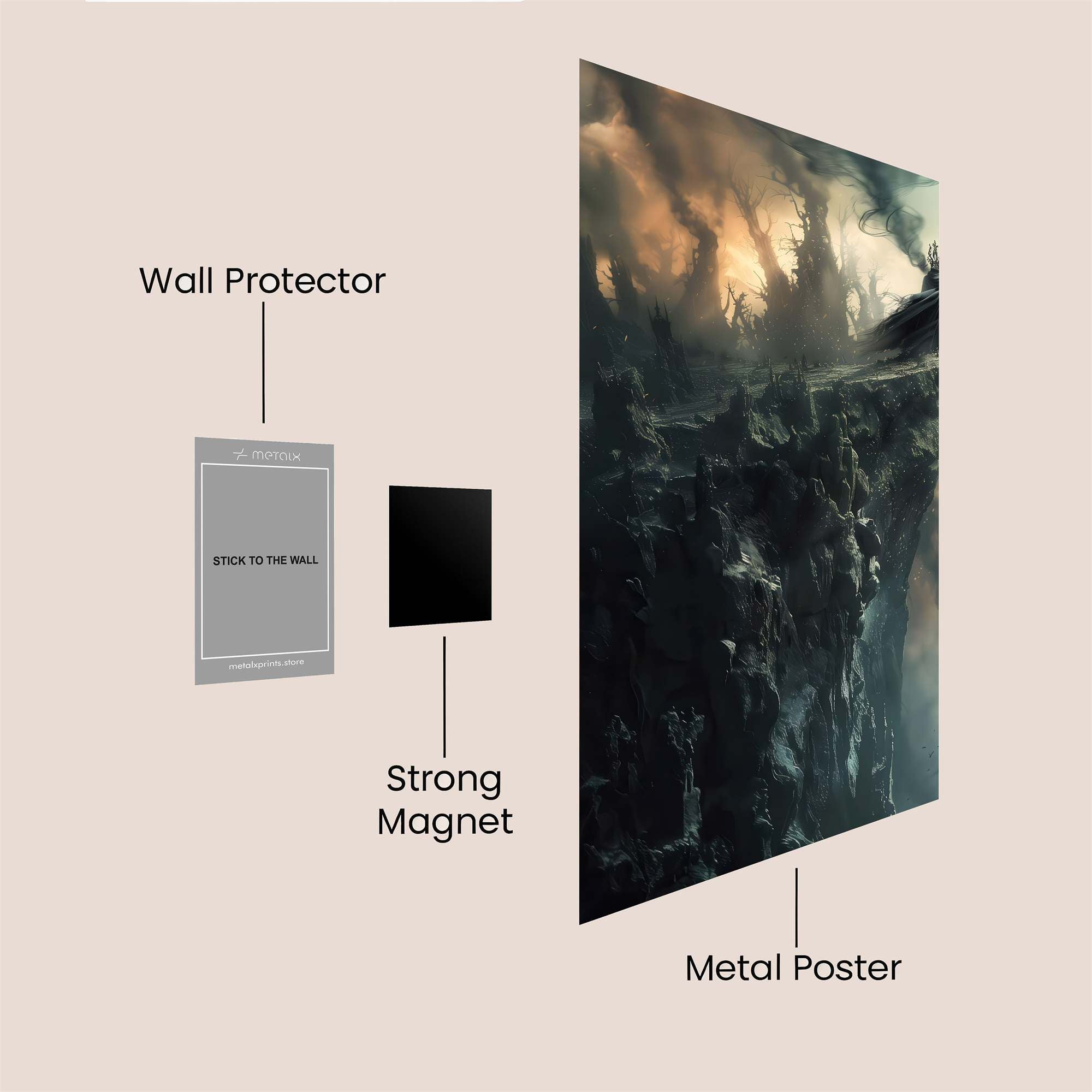 Sauron Ascendant Safe Wall Magnetic / M