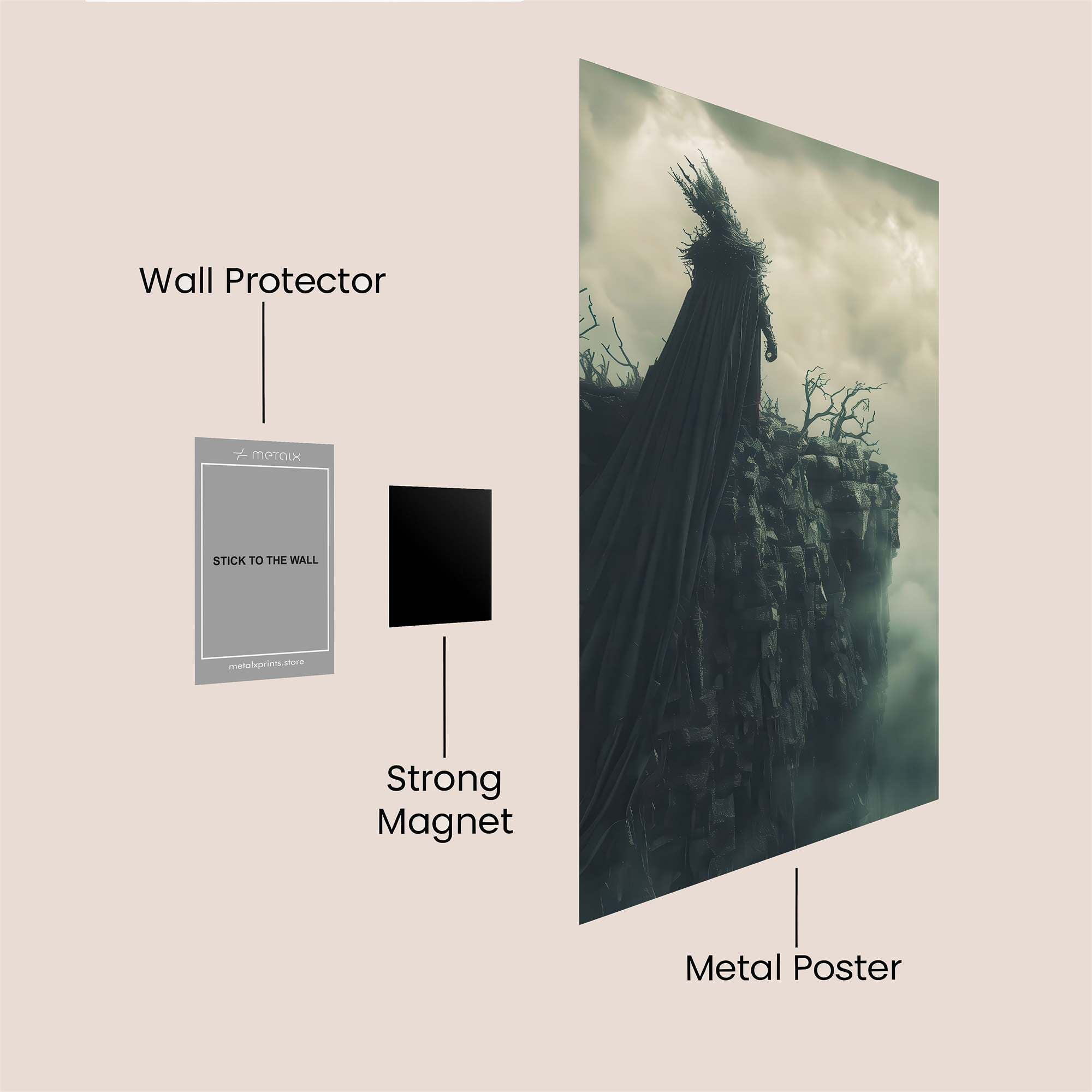 Witch Enigma Safe Wall Magnetic / M