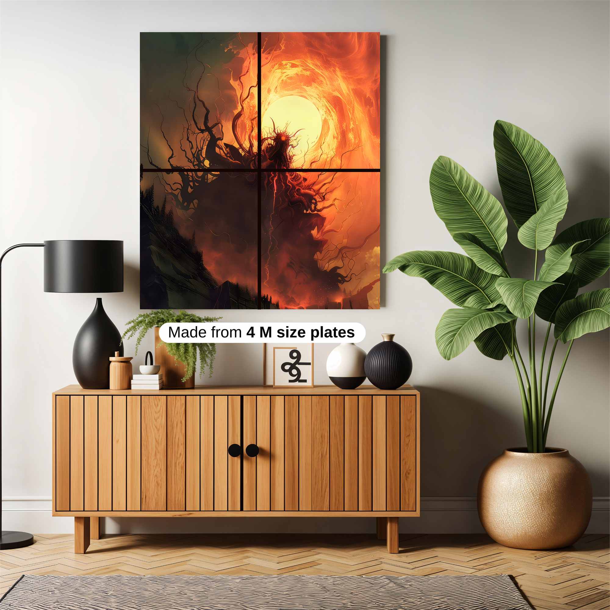 Demon Apocalyptic Safe Wall Magnetic / M