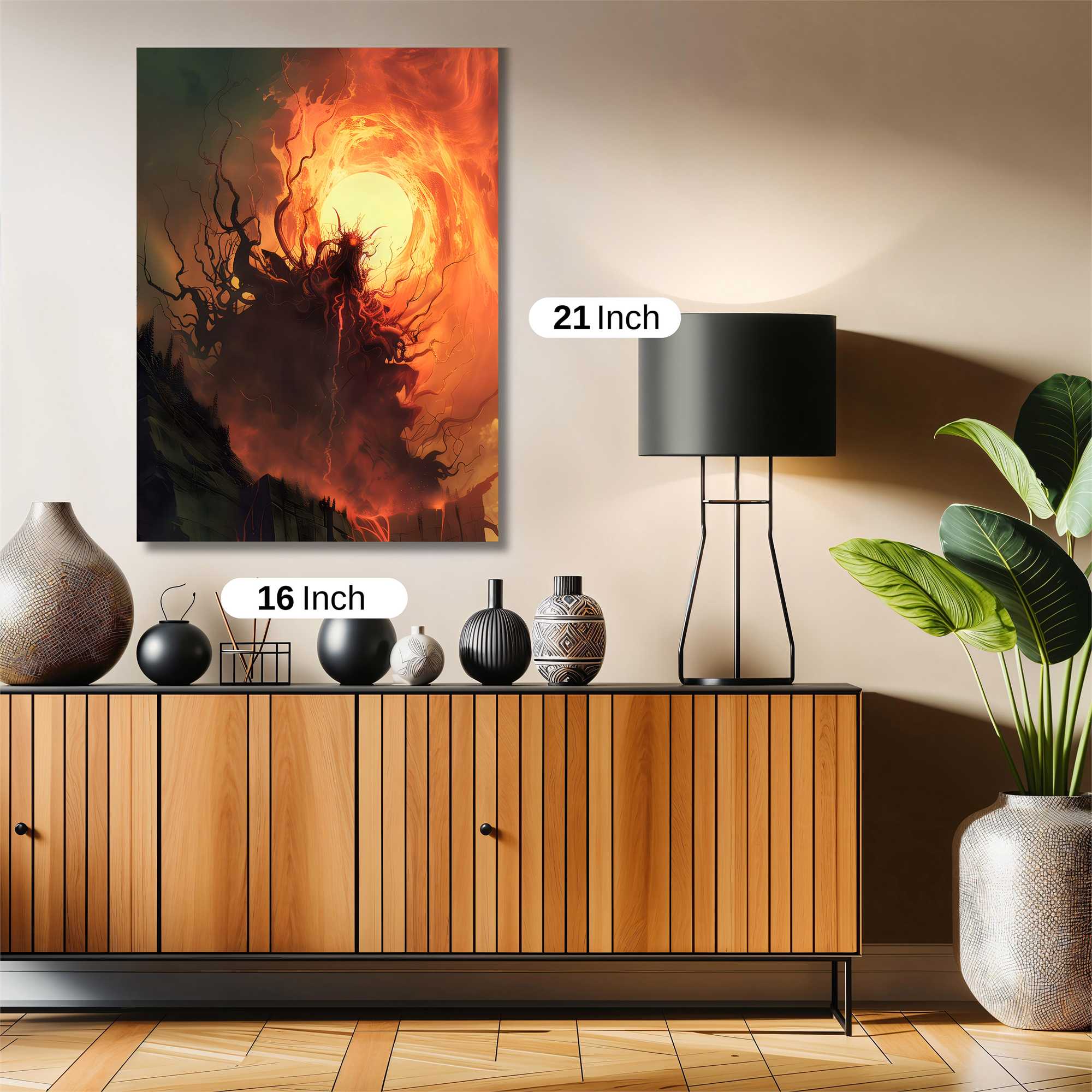 Demon Apocalyptic Safe Wall Magnetic / M