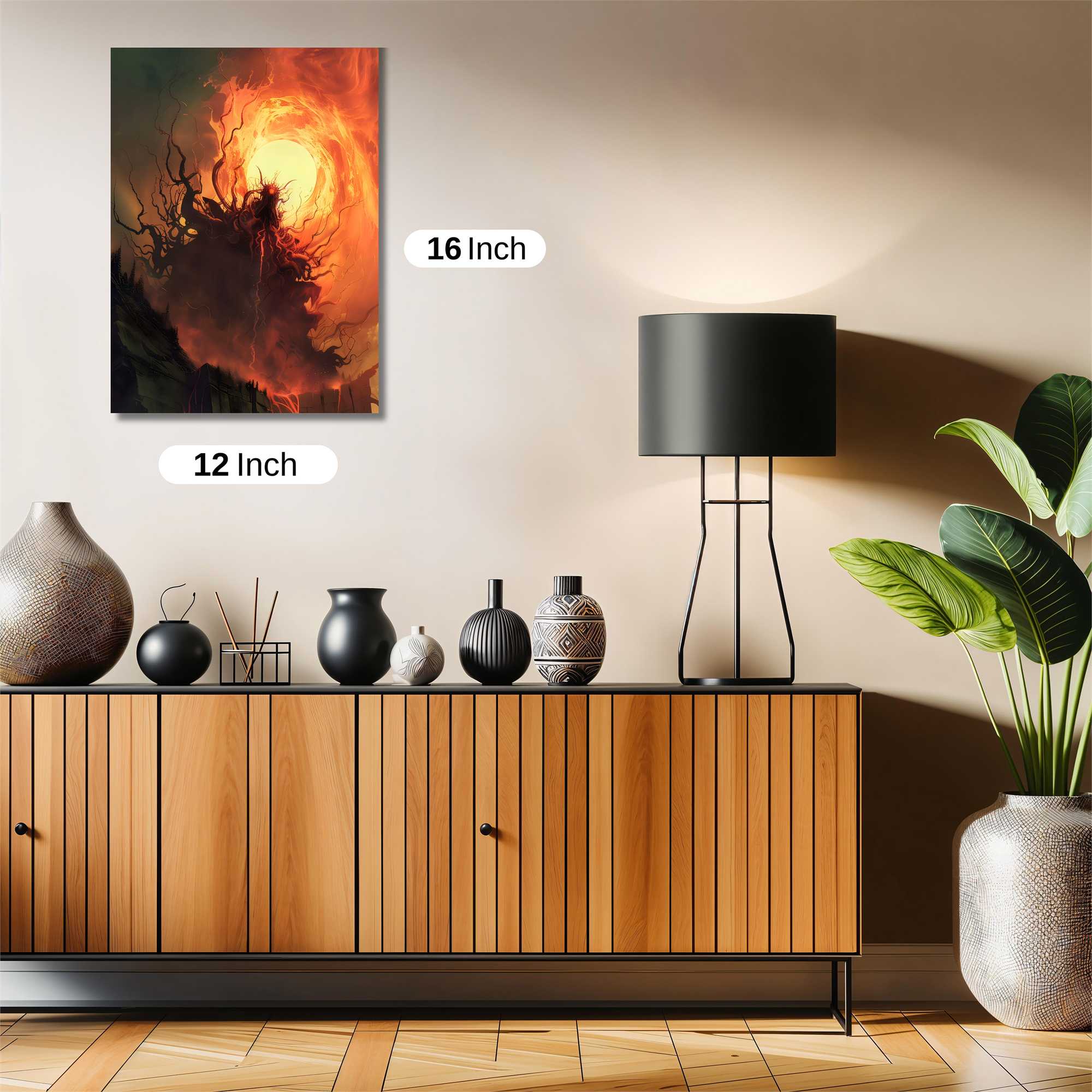 Demon Apocalyptic Safe Wall Magnetic / M